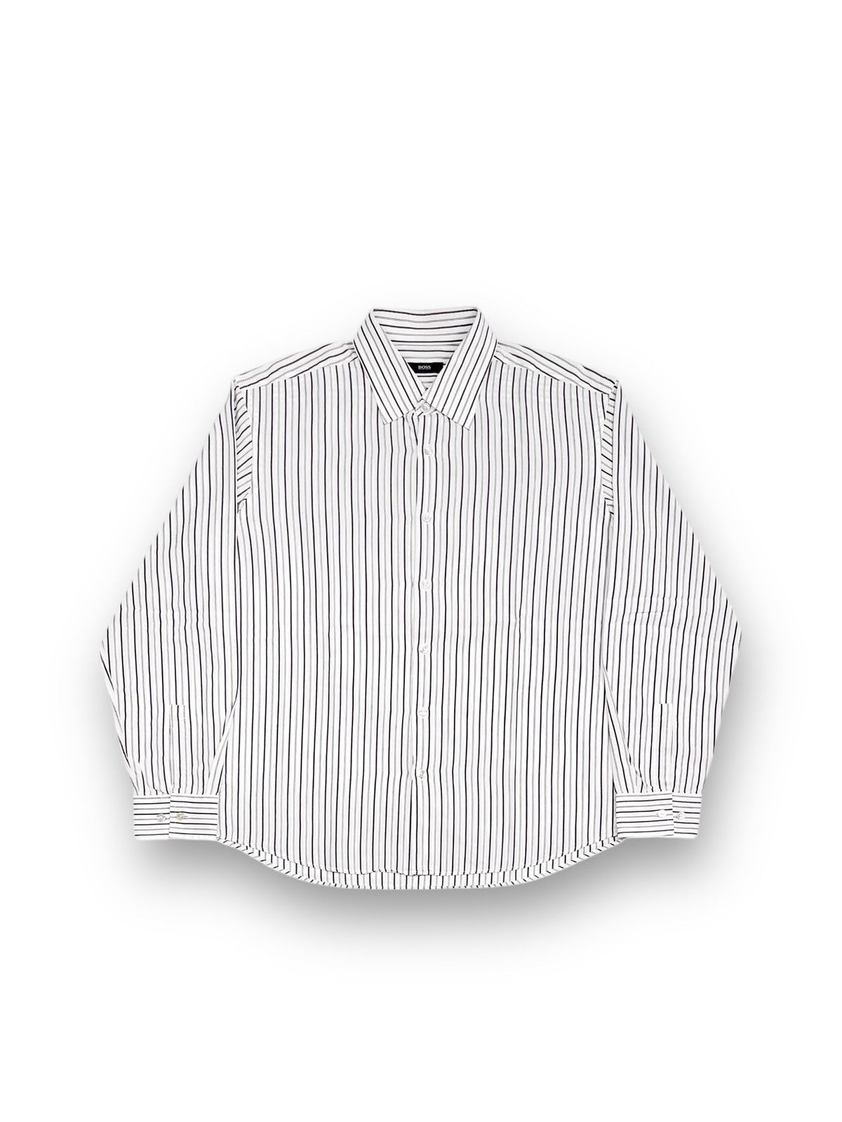 Hugo Boss Hugo Boss Striped Shirt Size US XL / EU 56 / 4 - 1 Thumbnail