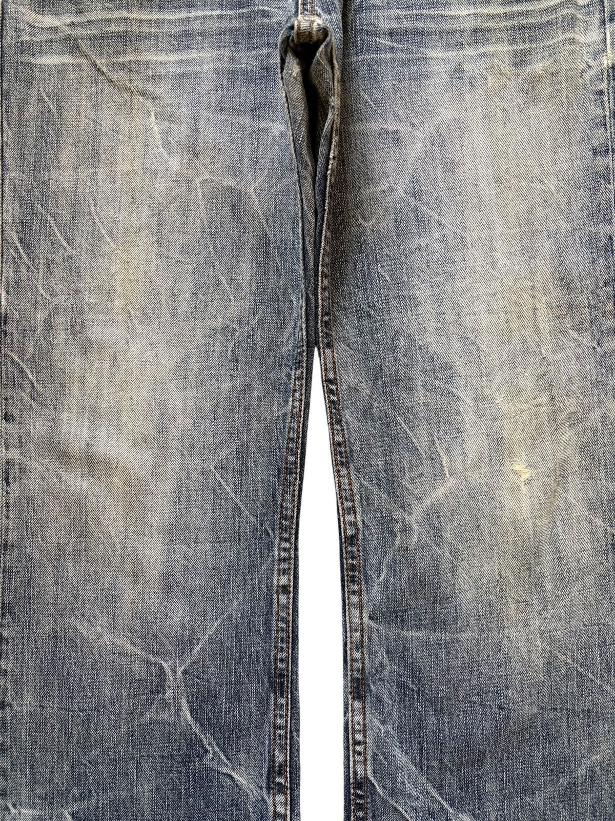 Ksubi Vintage Japanese Brand Faded Crack Wash Distress Jeans Size US 32 / EU 48 - 3 Thumbnail