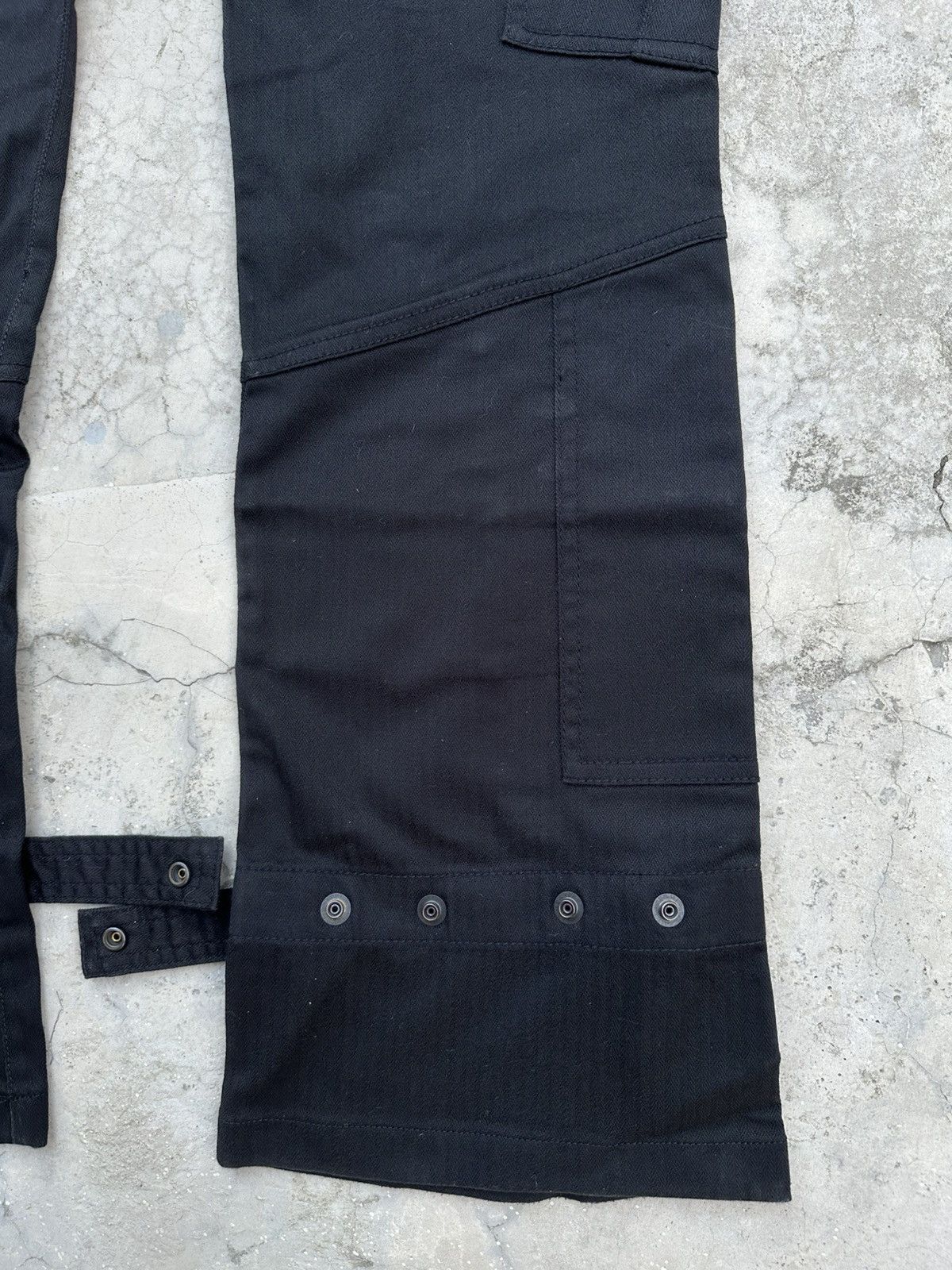 Tete Homme Vintage Tete Homme HBT Cargo Flare Trousers Pants Size US 32 / EU 48 - 20 Thumbnail
