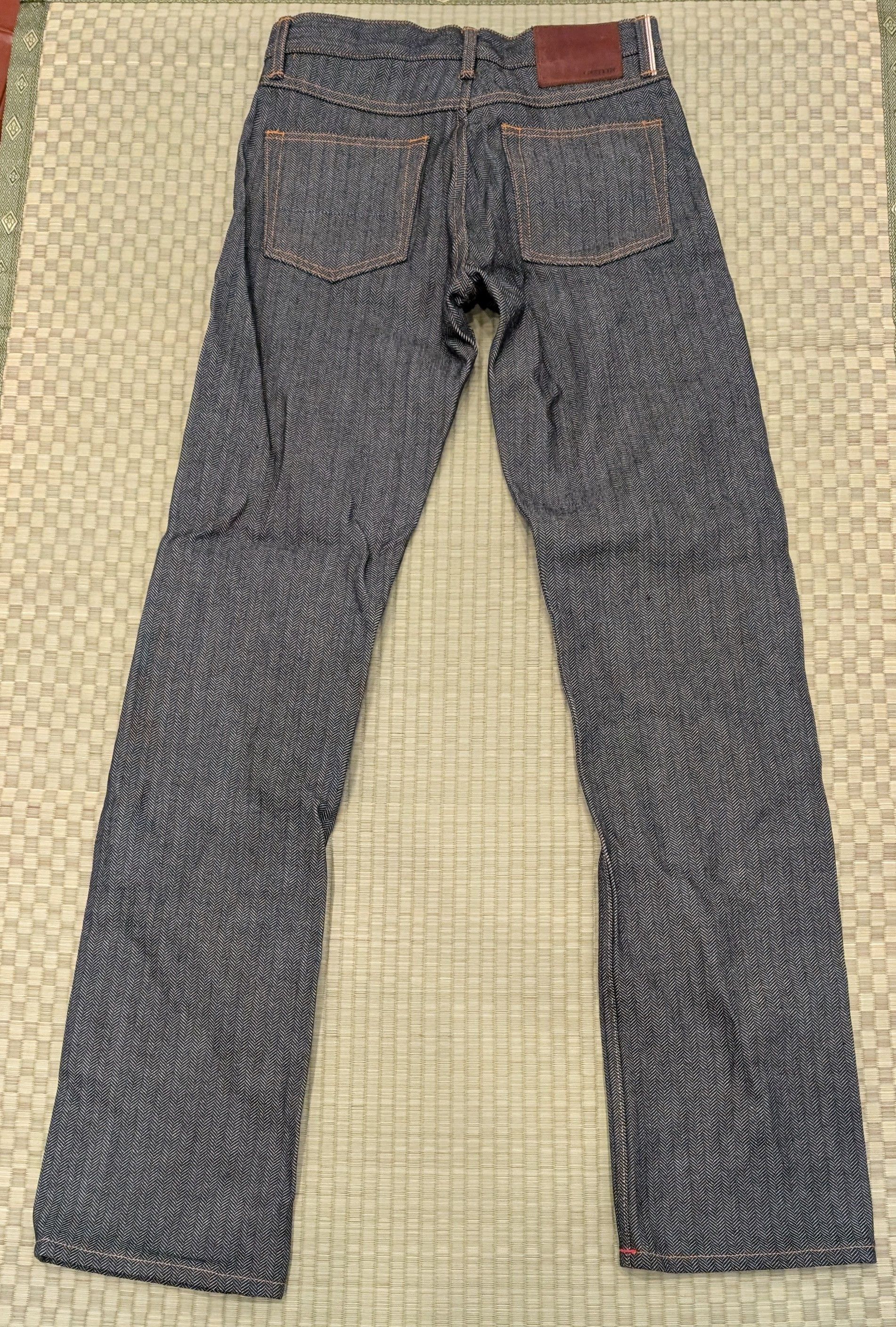 Gustin LNWOT Gustin #562 Herringbone Selvedge Denim Jeans Size US 29 - 2 Thumbnail