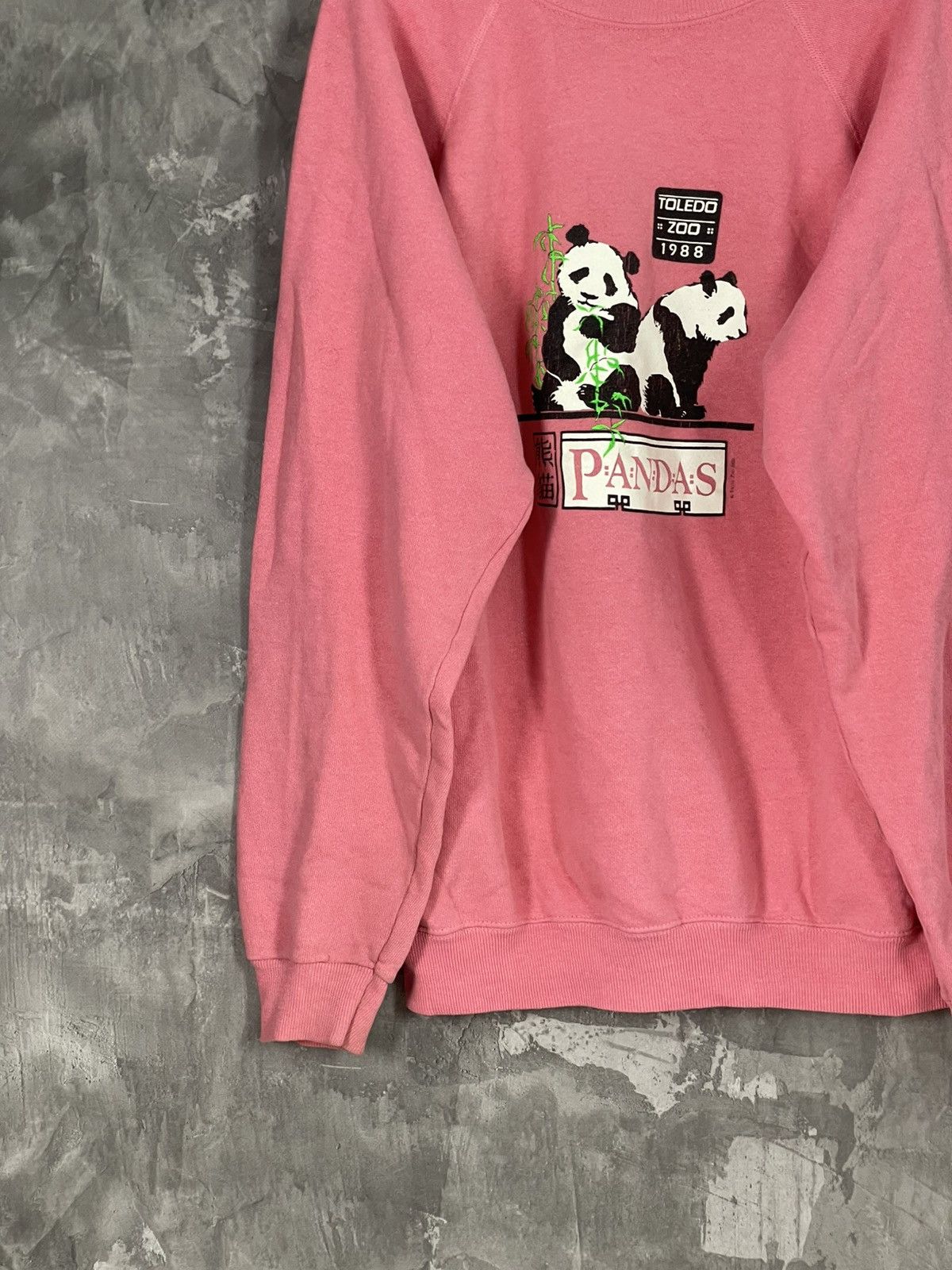 Japanese Brand × Vintage Crazy Vintage 90s Panda Animal Nature Wildlife Sweatshirt Size US XL / EU 56 / 4 - 5 Thumbnail
