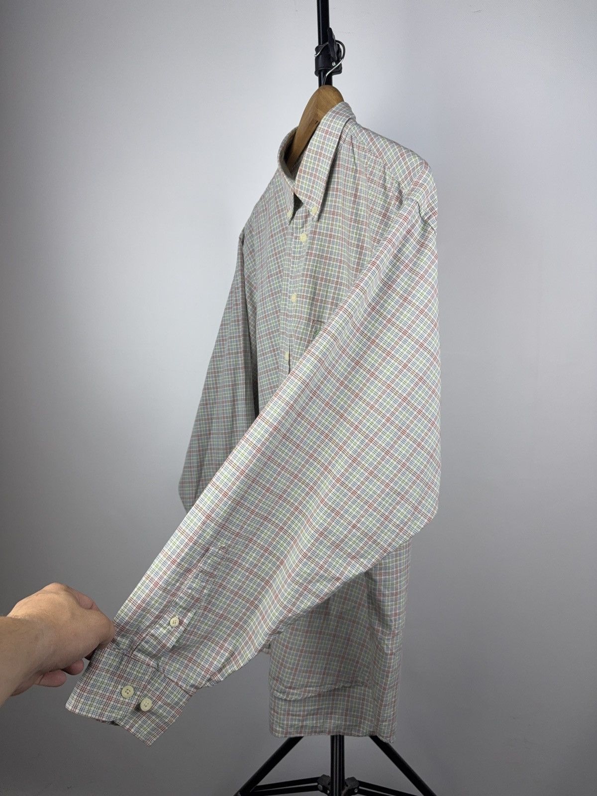 Burberry Thomas Burberry Vintage 90s Check Button-Down Shirt L-XL Size US L / EU 52-54 / 3 - 7 Thumbnail