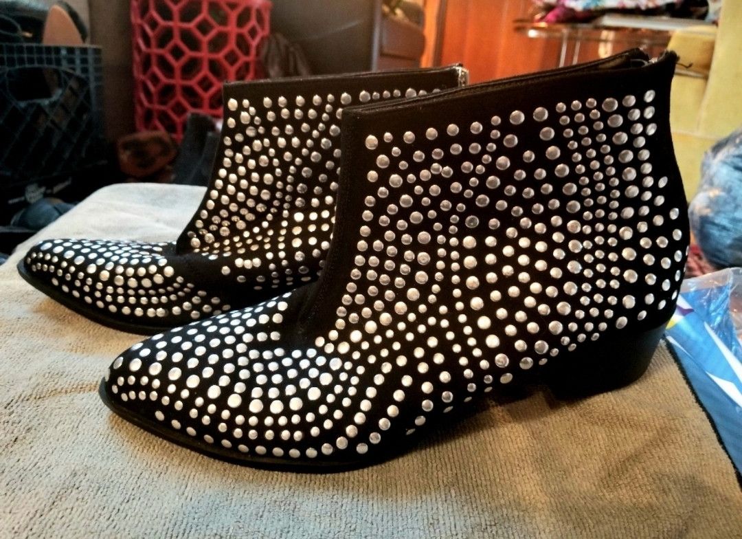 Other Glamorous stud ankle boots Size US 9.5 / IT 39.5 - 3 Thumbnail