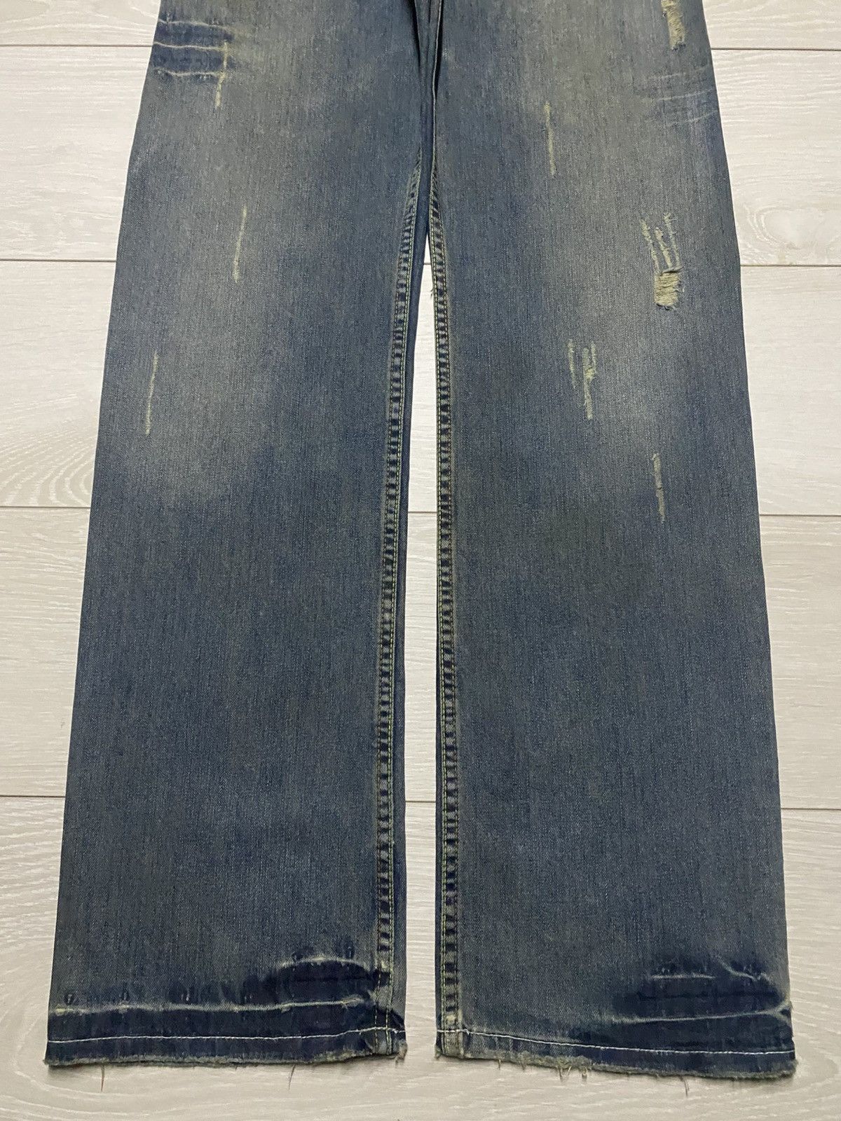 If Six Was Nine Takeshy Kurosawa State of the Art Denim Baggy Jeans Size US 30 / EU 46 - 5 Thumbnail