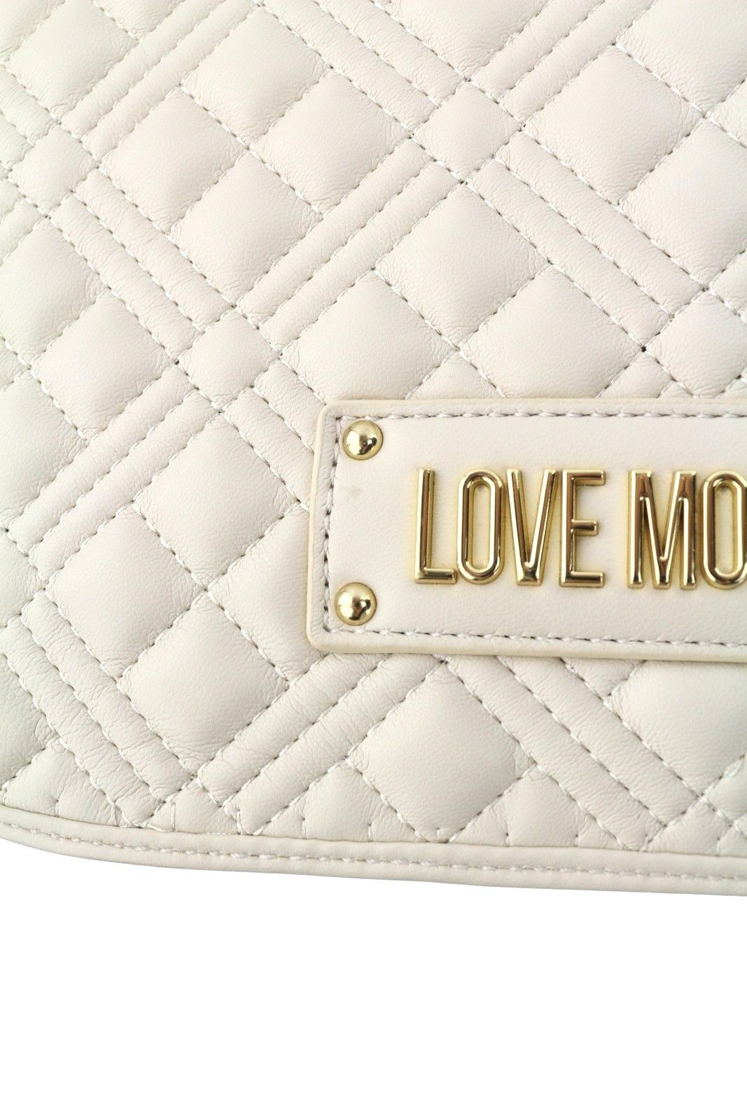 Love Moschino BORSA QUILTED PU AVORIO OS Beige Crossbody 87742 Size ONE SIZE - 11 Thumbnail
