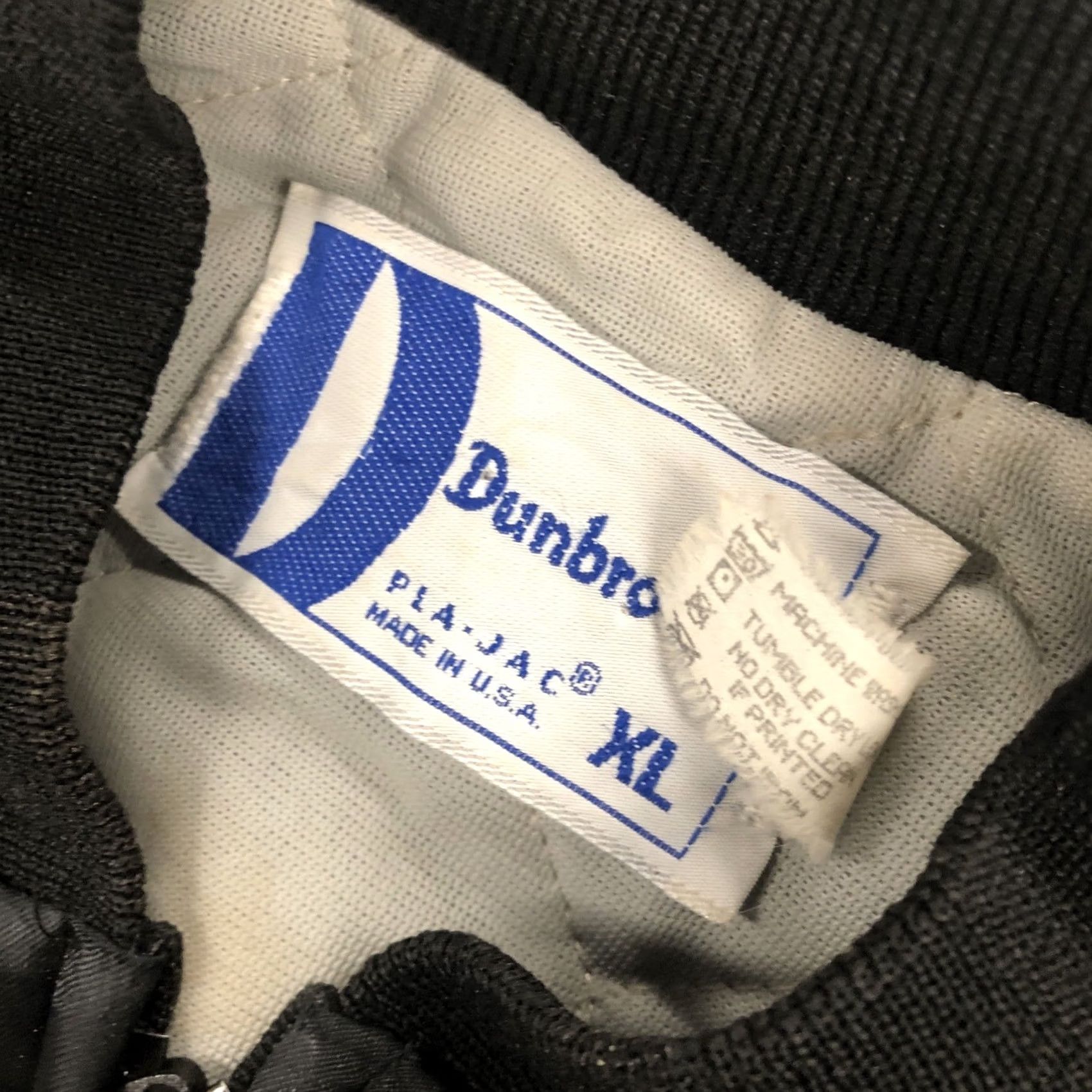 Dunbrooke VINTAGE Daytona 500 Satin Jacket NASCAR Black Quilted Lined Stitch Dunbrooke XL Men’s 1990s Size US XL / EU 56 / 4 - 3 Thumbnail