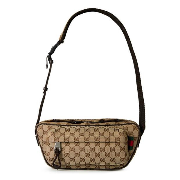 Gucci Explorer Crossbody Bag in Beige, Men's