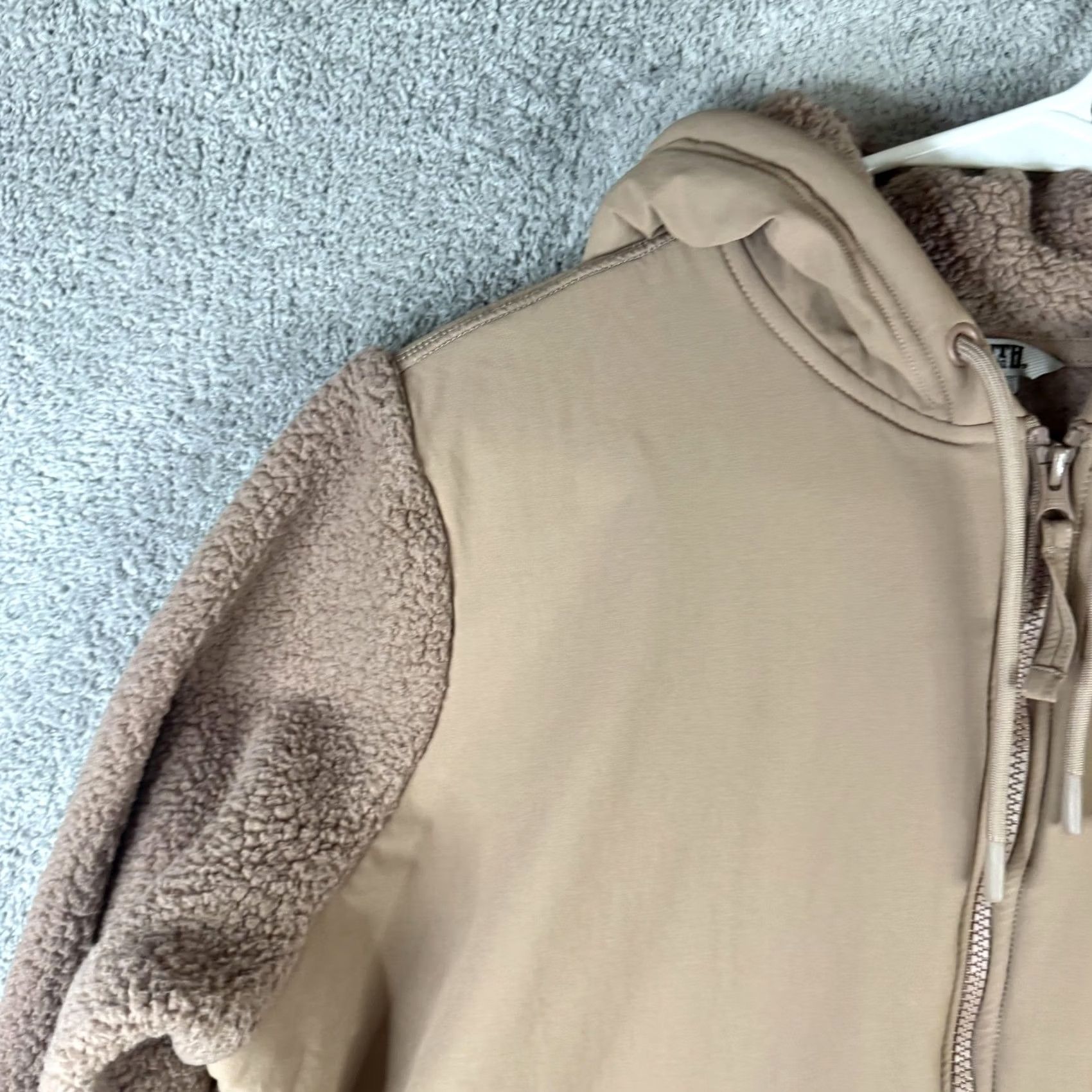 Duluth Trading Company Duluth Trading Co Womens Fleece Jacket Hooded Full Zip Pockets 1X Brown Size XL / US 12-14 / IT 48-50 - 6 Thumbnail