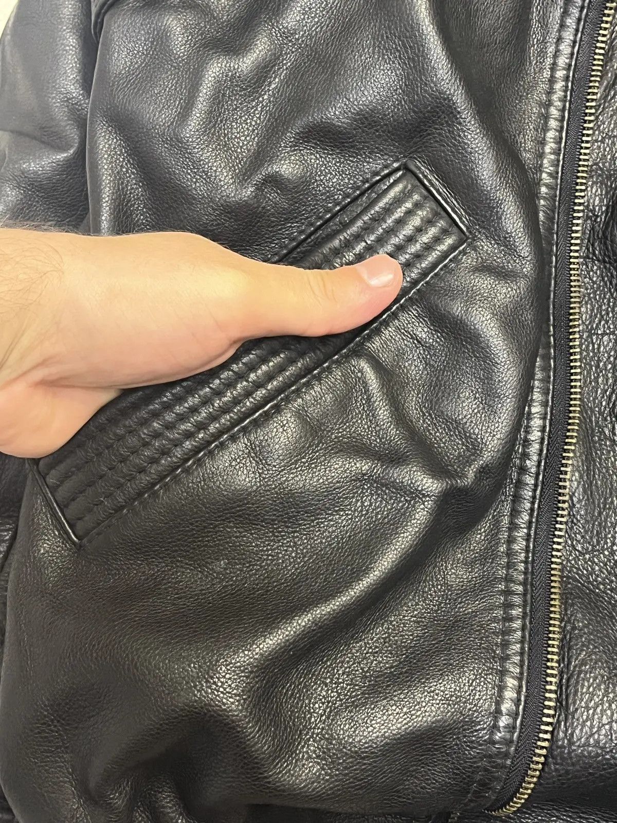 Vintage Carlo Comberti Vintage Leather Jacket Size US XL / EU 56 / 4 - 6 Thumbnail