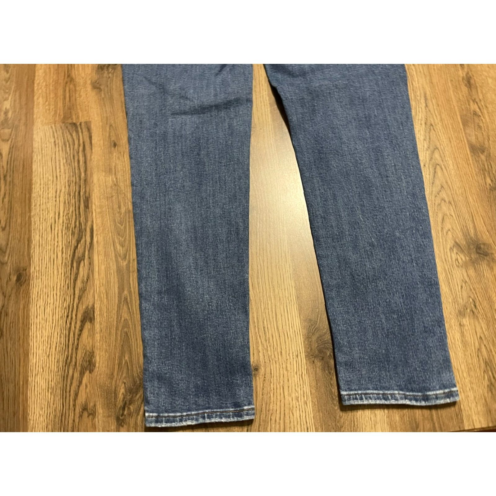 Vintage Los Angeles Risen Jeans Women 1XL Blue Denim Skinny Button Fly Jeans Size 40" / US 18 - 5 Thumbnail