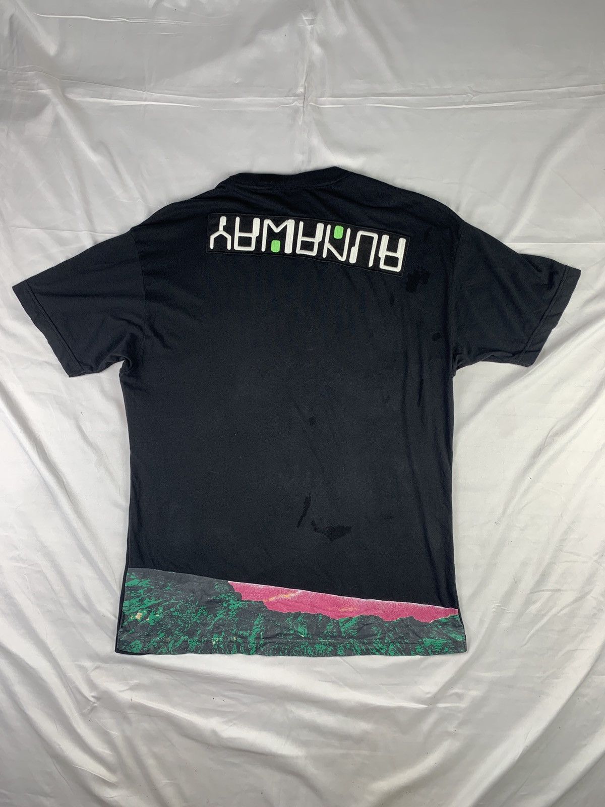 Diesel Diesel Spain Black Mega Canyon Graphic Runaway Tee Size US M / EU 48-50 / 2 - 2 Thumbnail