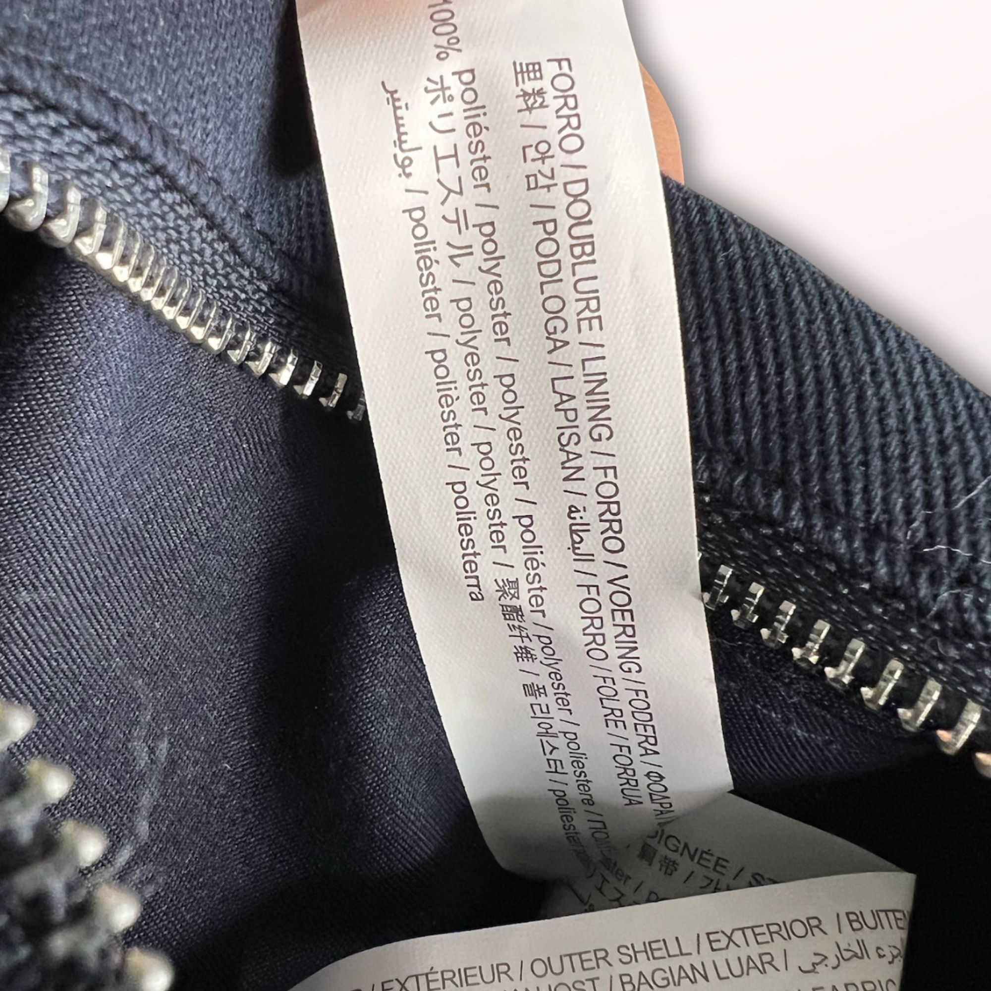 Stradivarius Stradivarius Navy Blue Small Handbag With White Straps & Sil Size ONE SIZE - 7 Thumbnail