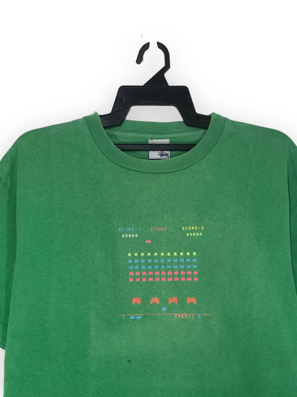 Stussy × Vintage Vintage rare Stussy rip off space invaders games Size US L / EU 52-54 / 3 - 2 Thumbnail