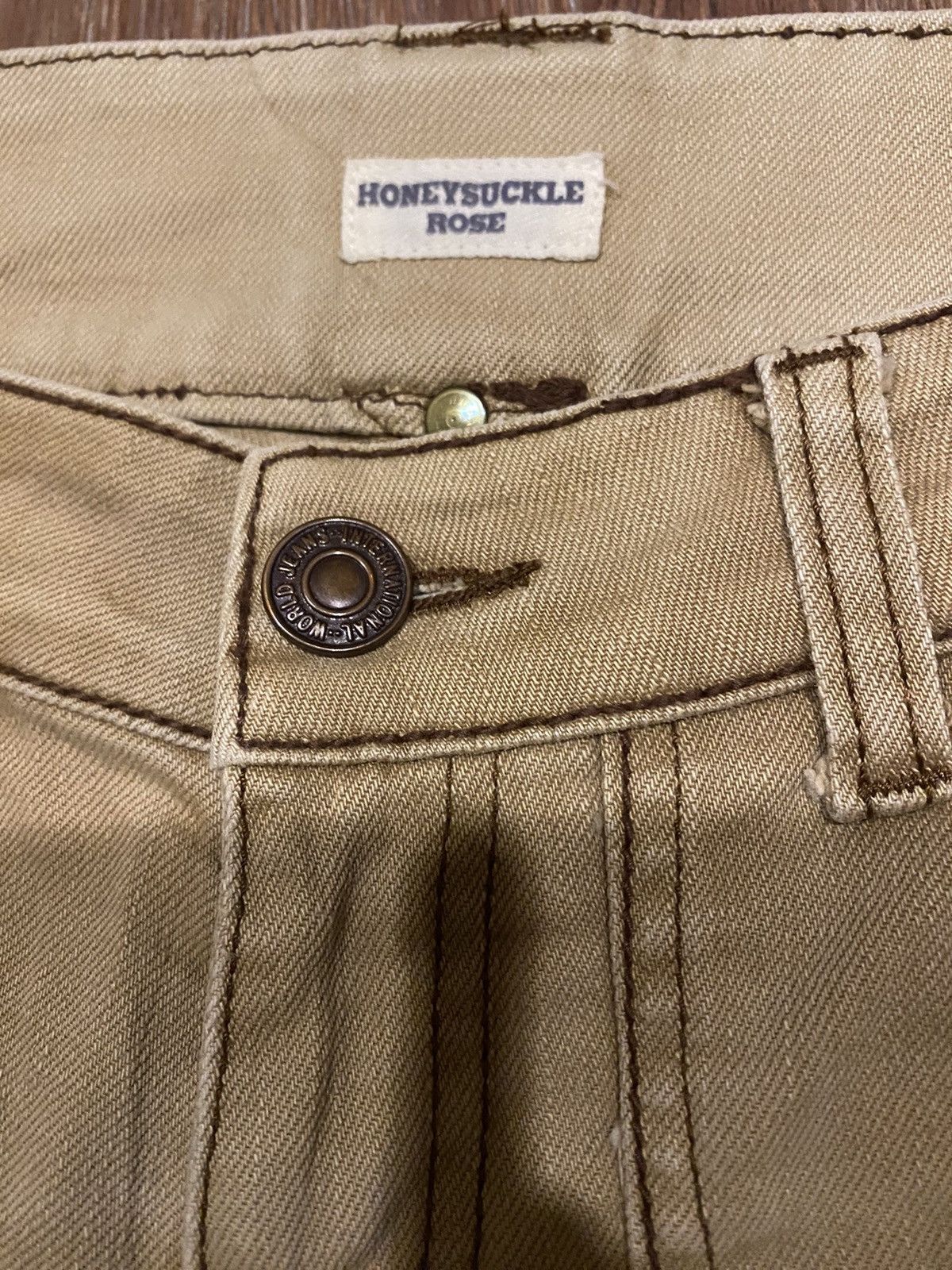 Hysteric Glamour × Japanese Brand × Tornado Mart Flare jeans honeysuckle rose boot cut Size 29" - 5 Thumbnail