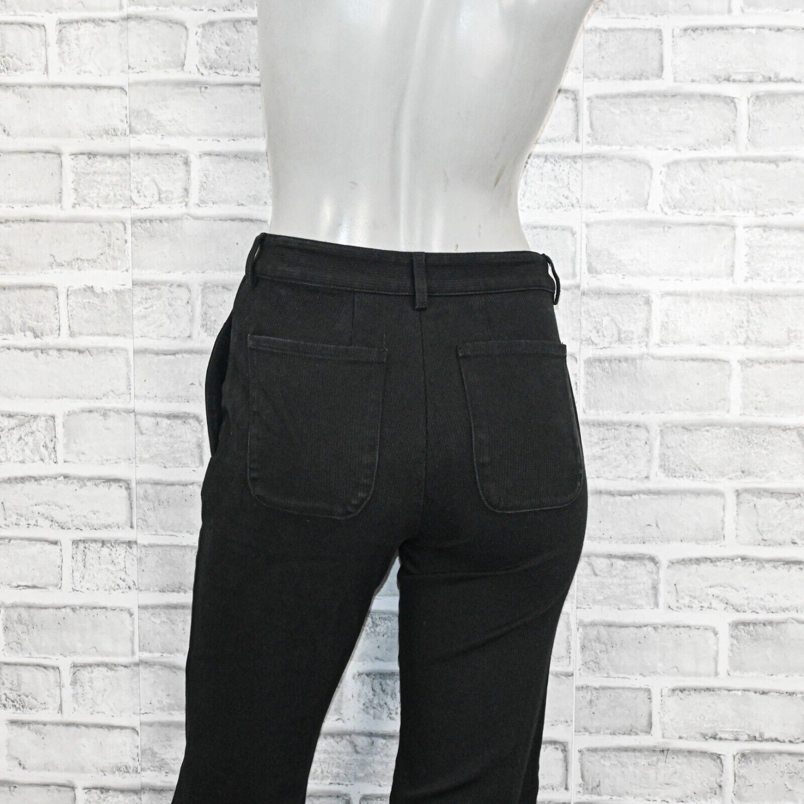 A.P.C. A.P.C. Women's Ribbed ankle crop pants in black cotton Size 24" / US 00 / IT 34 - 11 Thumbnail