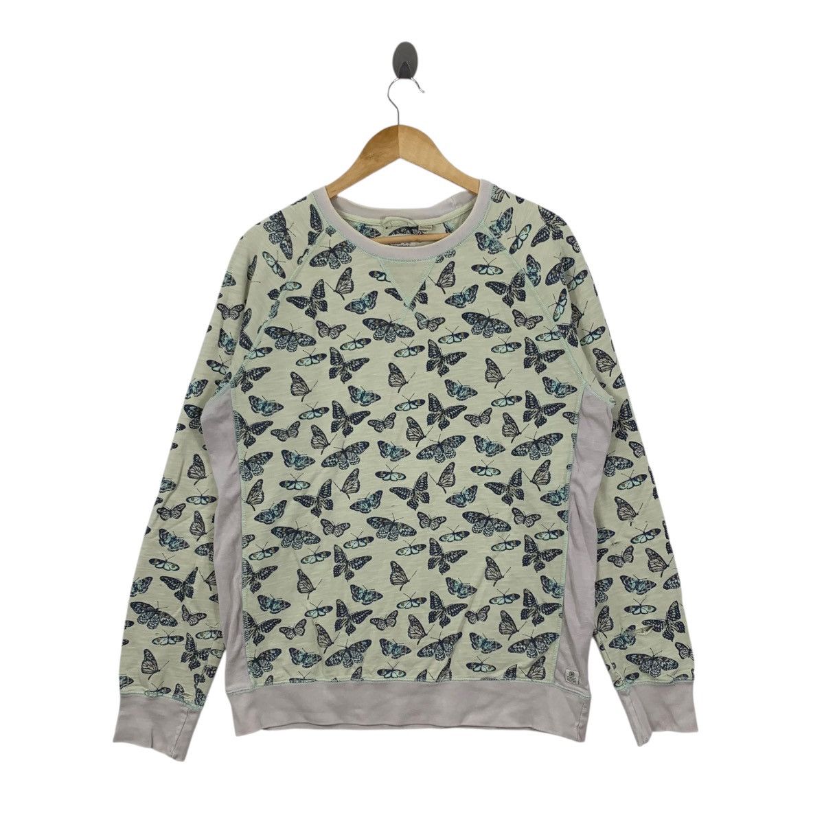 Vintage DSTREZZED Amsterdam All Over Print Butterfly Sweatshirt Size US L / EU 52-54 / 3 - 1 Thumbnail