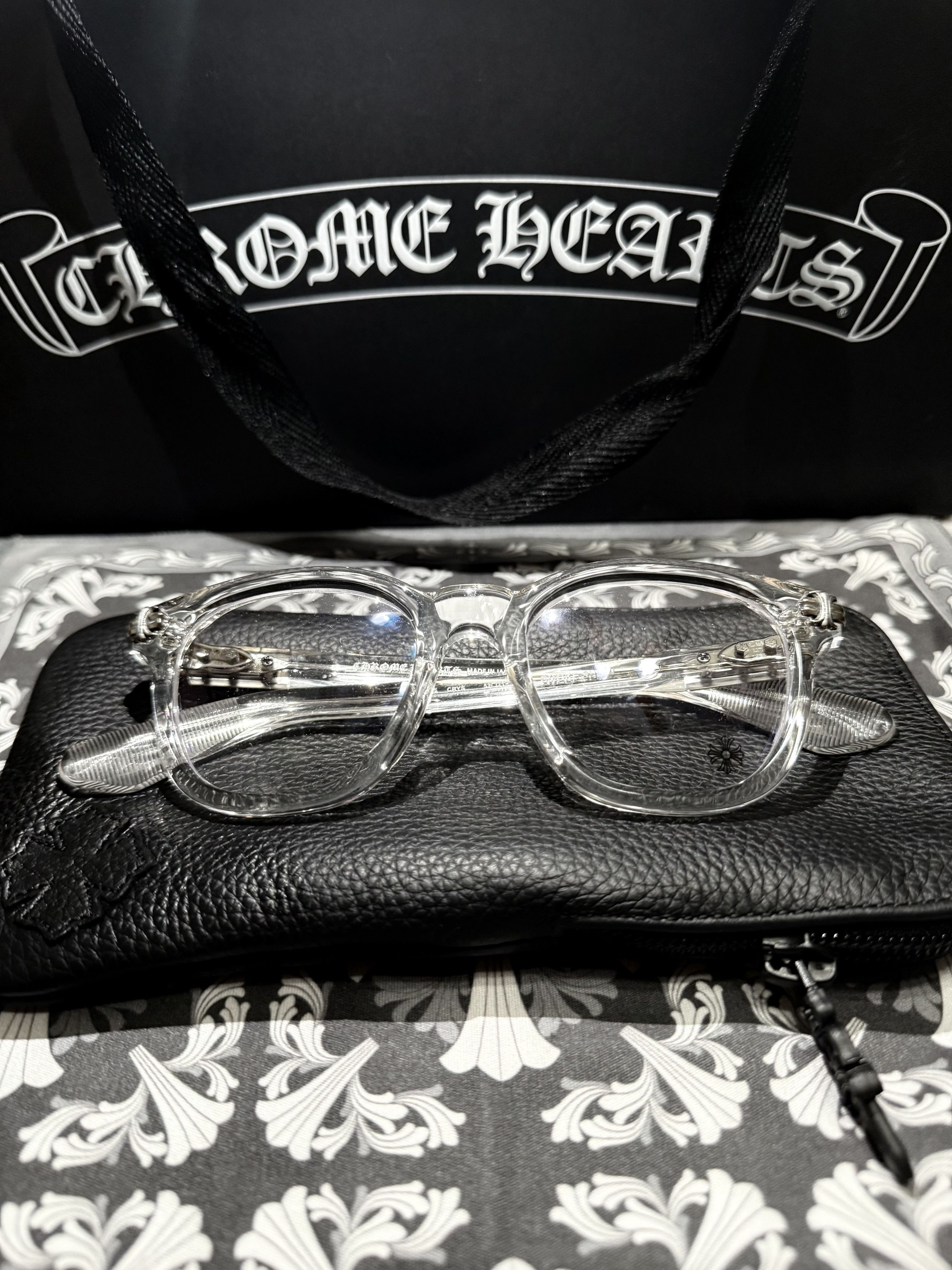 Chrome Hearts Chrome Hearts Smoke Show Glasses (Crystal) Size ONE SIZE - 1 Thumbnail