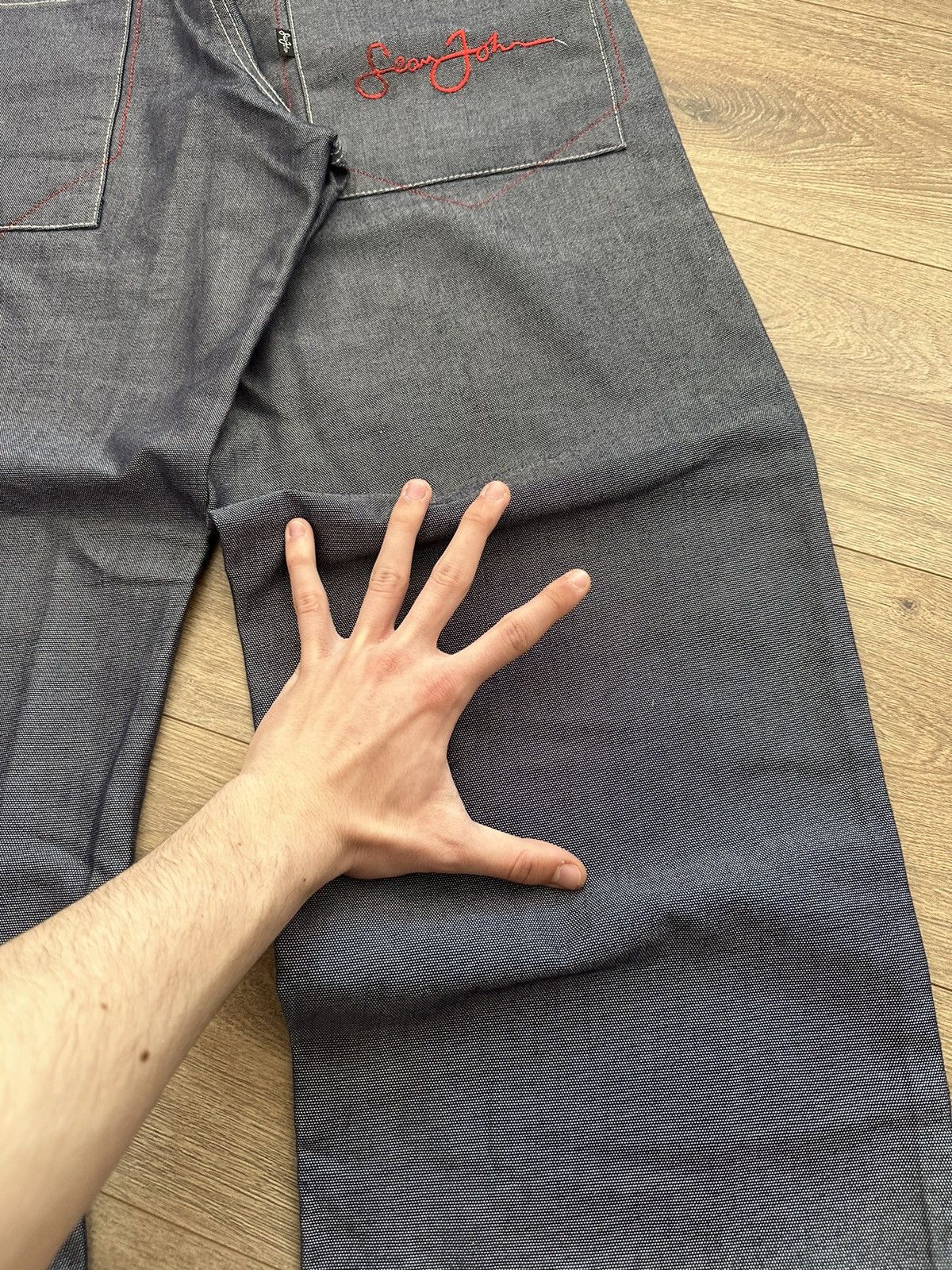 Sean John 🔥VINTAGE SEAN JOHN BAGGY Y2K JEANS🔥 Size US 34 / EU 50 - 8 Thumbnail