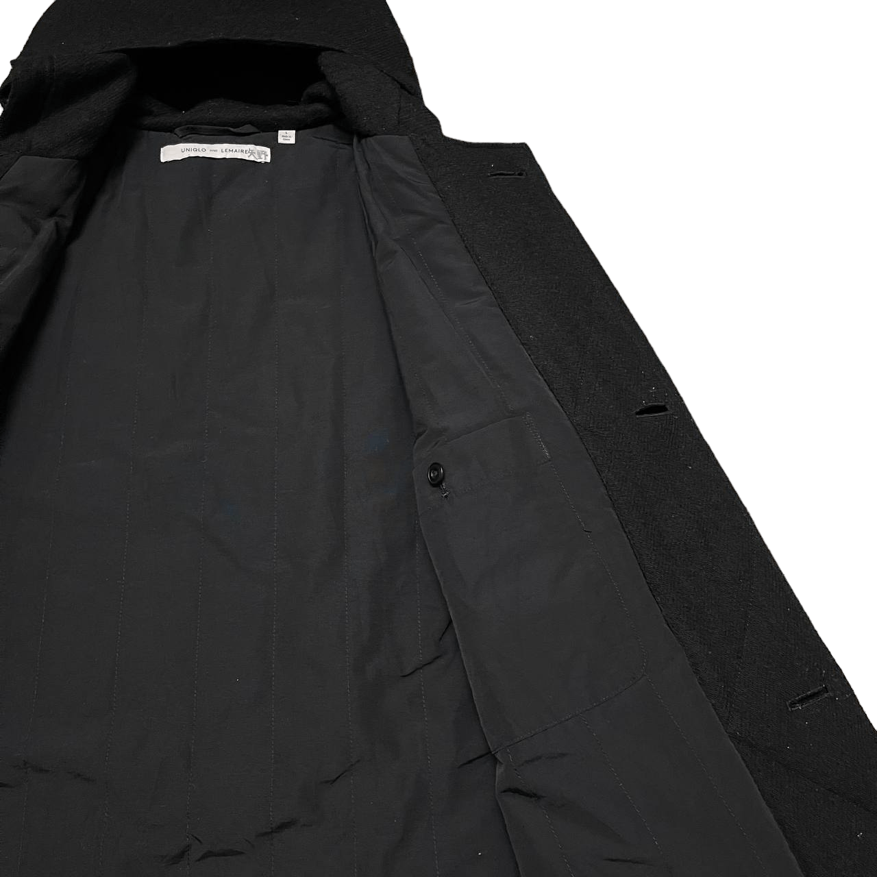 Christophe Lemaire 🔥Archive Uniqlo and Lemaire Wool Hooded Coat Size US L / EU 52-54 / 3 - 6 Thumbnail