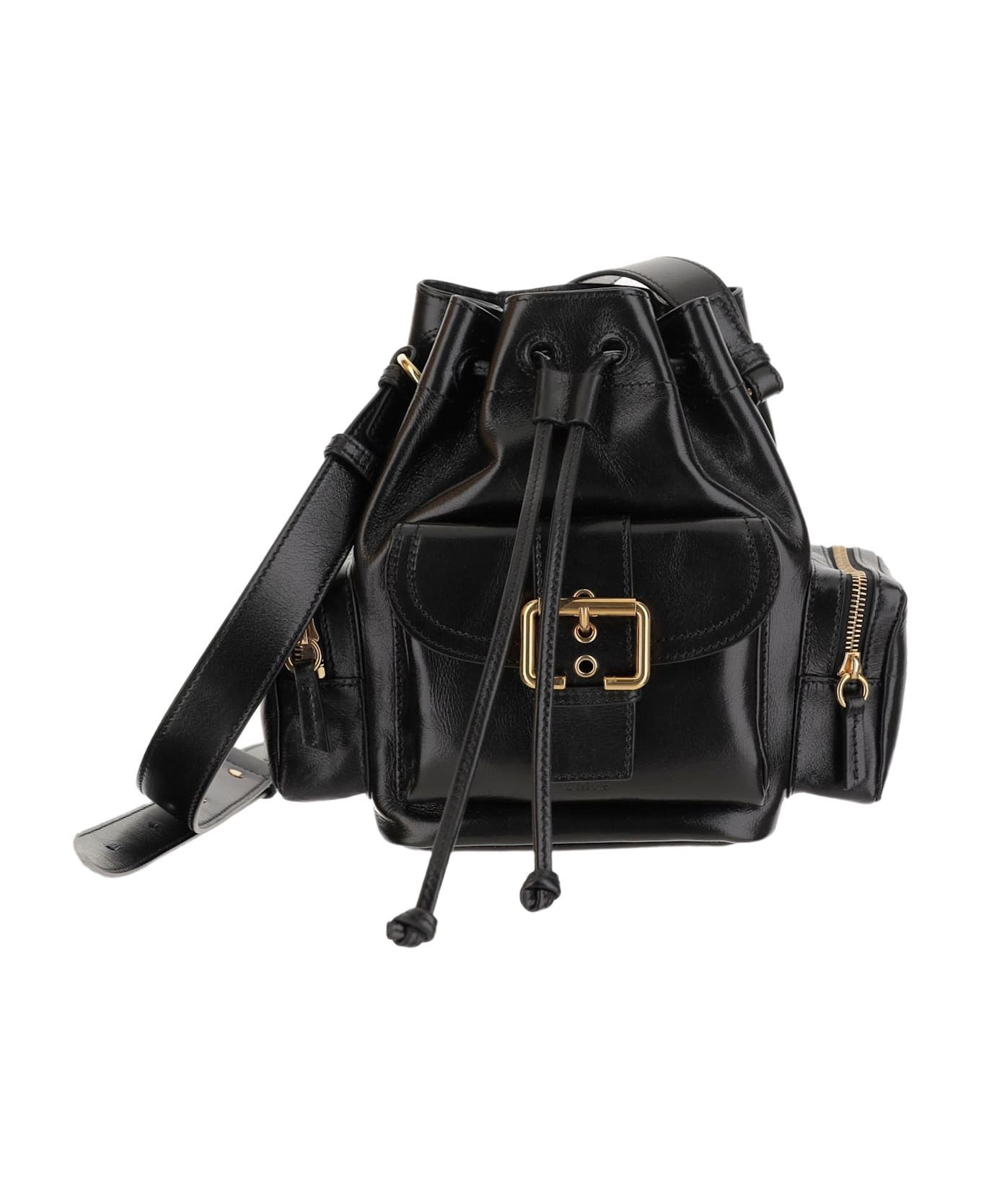 Chloe o1loc1c11025 Size: OS / Camera Bucket Bag in Black Size ONE SIZE - 1 Thumbnail