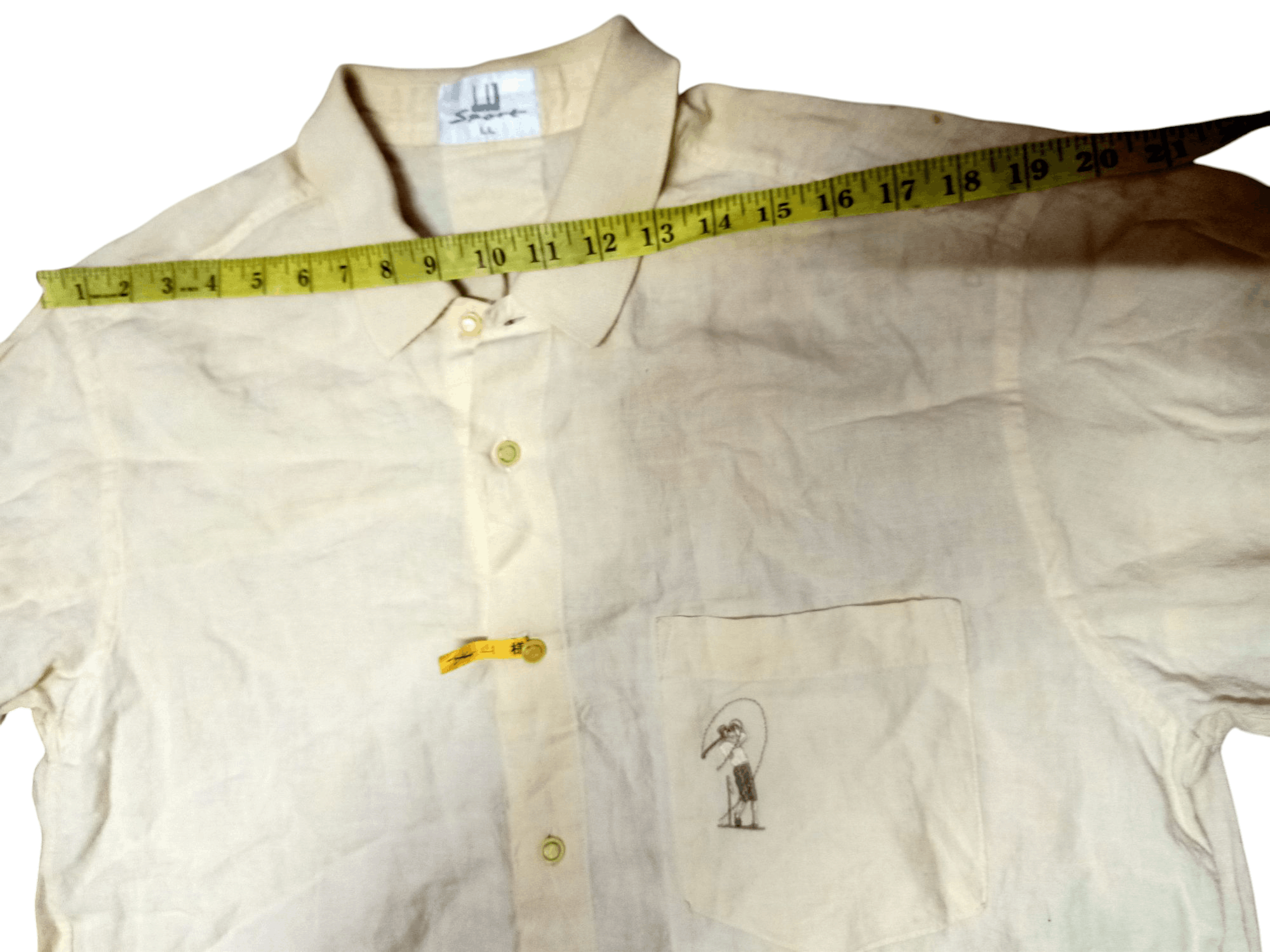 Alfred Dunhill 🌟 Dunhill Sport Button Up Men Shirt 🌟 Size US XL / EU 56 / 4 - 4 Thumbnail