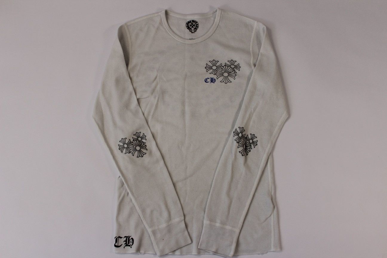 Chrome Hearts Vintage Chrome Hearts Floral Thermal Size US L / EU 52-54 / 3 - 13 Thumbnail