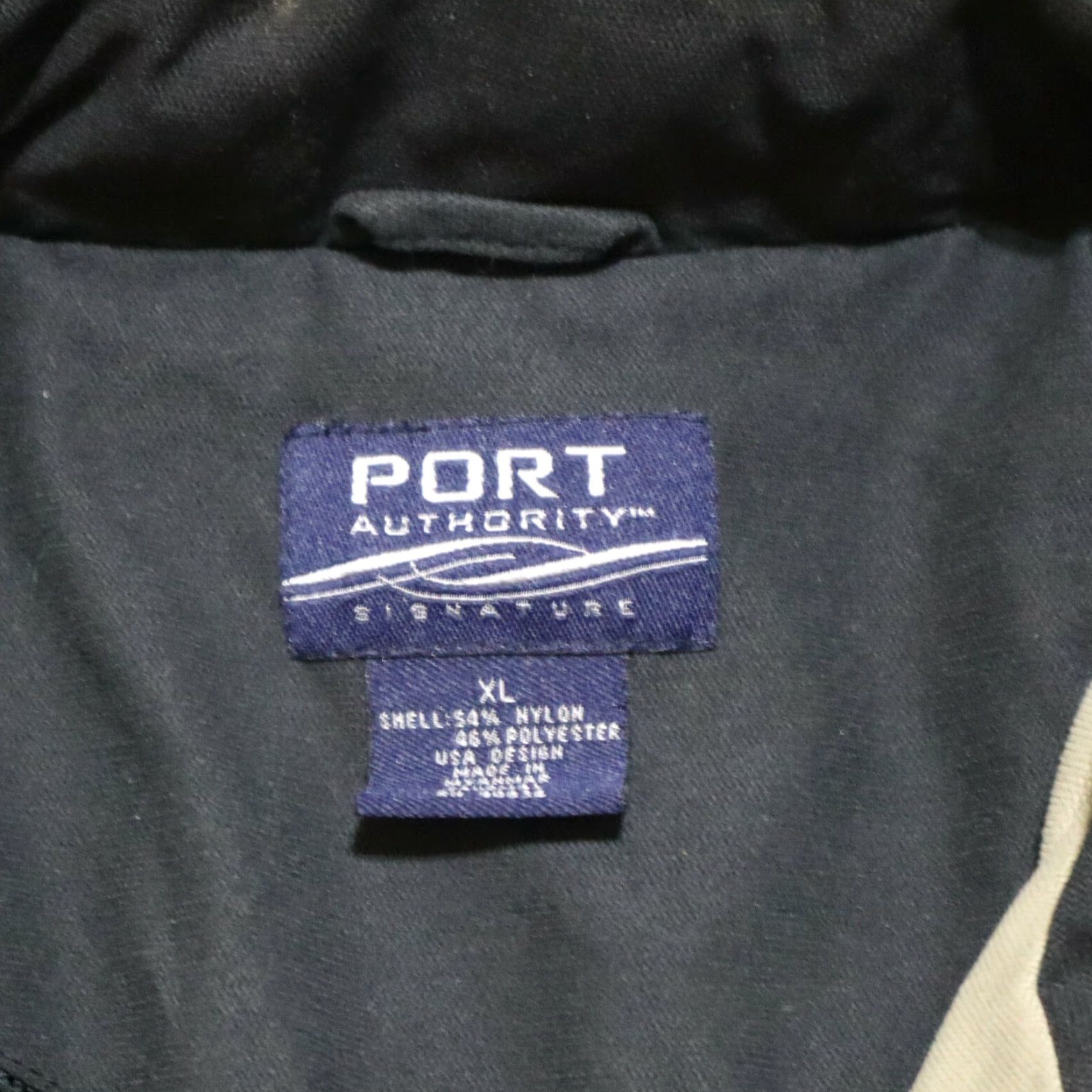 Port Authority Port Authority Jacket Embroidered Windbreaker Hooded Black Mens XL Manhelm Daimler Chrysler (no extra info) Size US XL / EU 56 / 4 - 3 Thumbnail