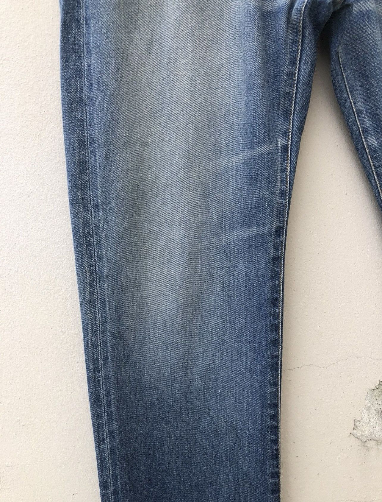 YAECA YEACA Japan Faded Blue Denim Selvedge Jeans Size US 30 / EU 46 - 8 Thumbnail