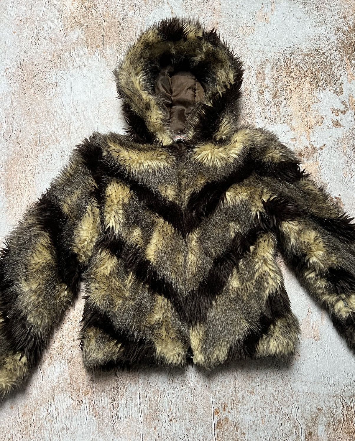 Other Vintage Japanese cropped fur jacket with hood Size S / US 4 / IT 40 - 2 Thumbnail