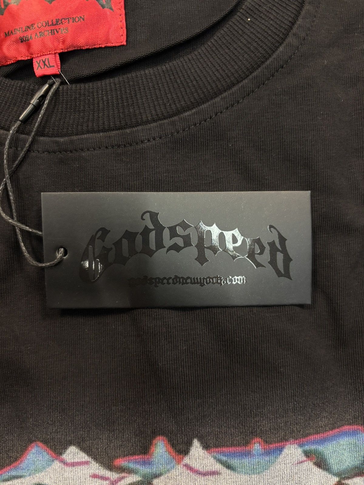 Godspeed Godspeed Glitchy Longsleeve, Black Size US XXL / EU 58 / 5 - 6 Thumbnail