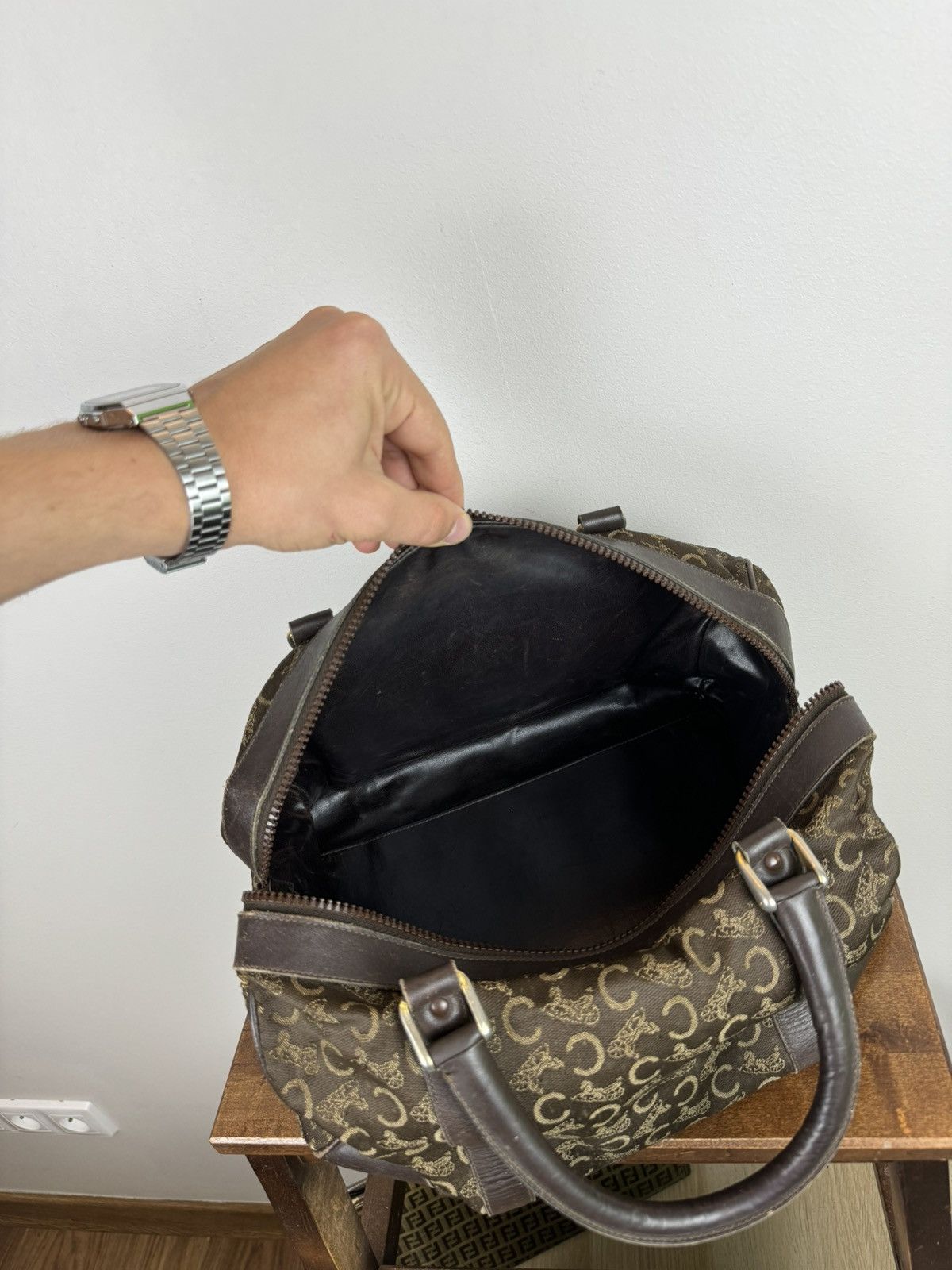 Celine Luxury Celine Paris Boston Bag original rare casual item Size ONE SIZE - 8 Thumbnail
