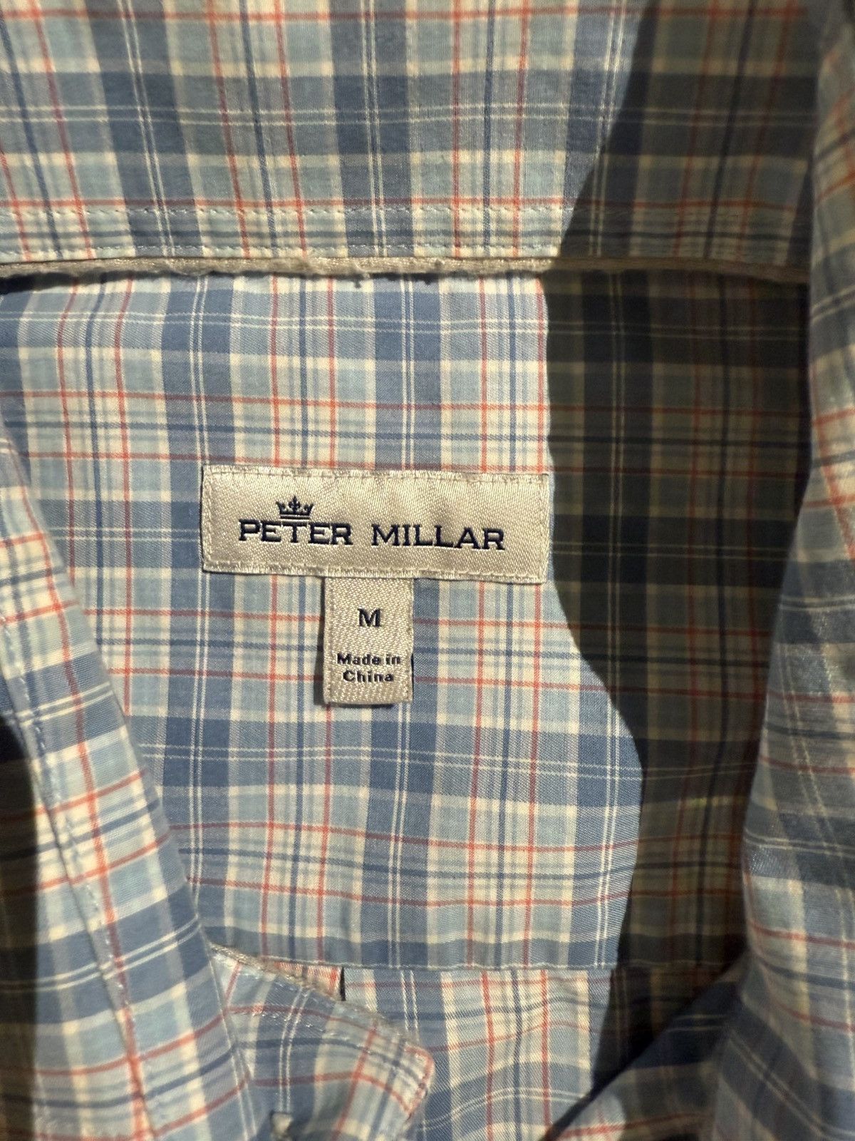 Peter Millar Peter Millar Men’s Langley Summer Soft Cotton Shirt Medium Size US M / EU 48-50 / 2 - 3 Thumbnail