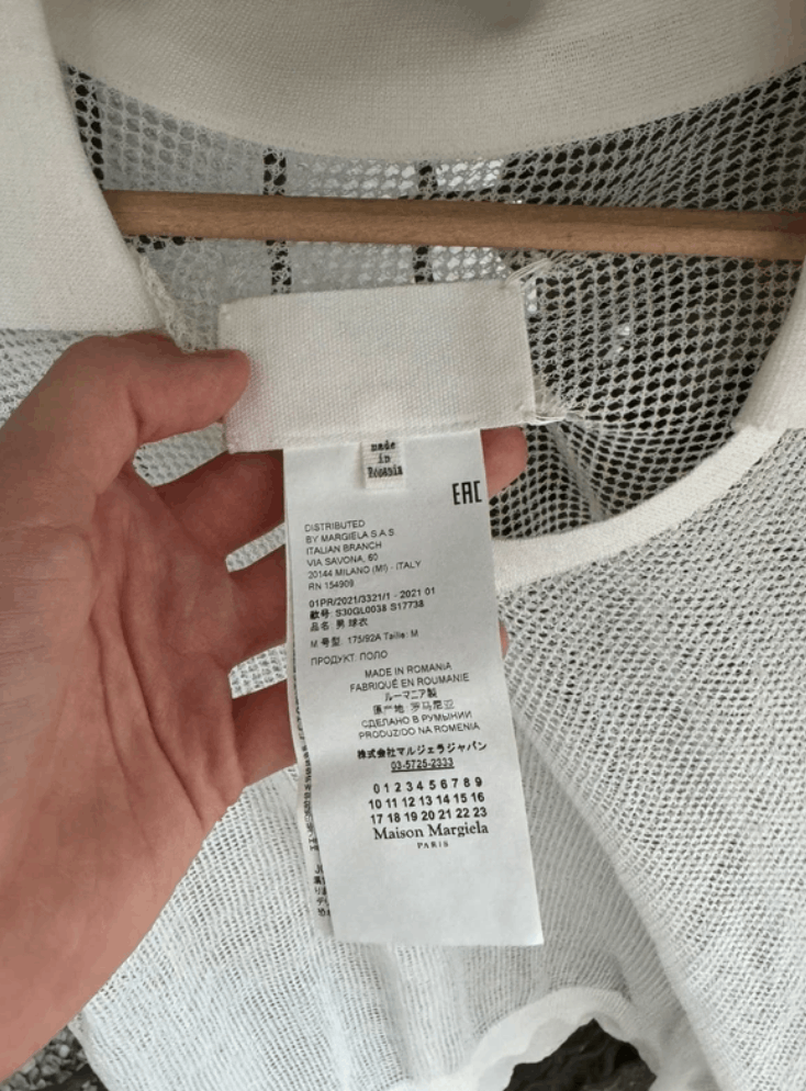 Maison Margiela Maison Margiela Polo Shirt Knit Jersey SS21 Artisanal Size US S / EU 44-46 / 1 - 6 Thumbnail