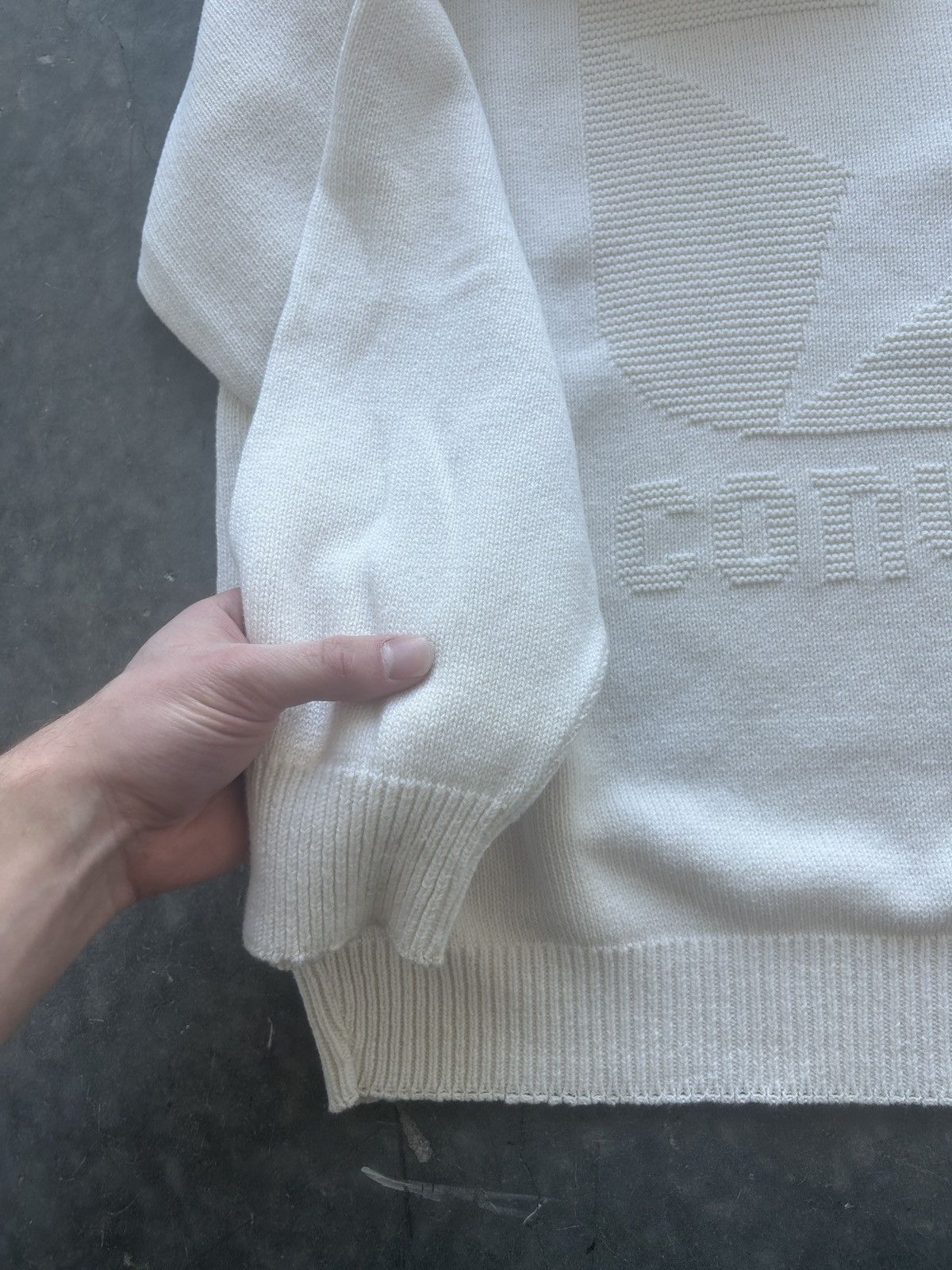 Converse × Vintage Vintage 90s Converse Star Knit Sweater Size US XL / EU 56 / 4 - 7 Thumbnail
