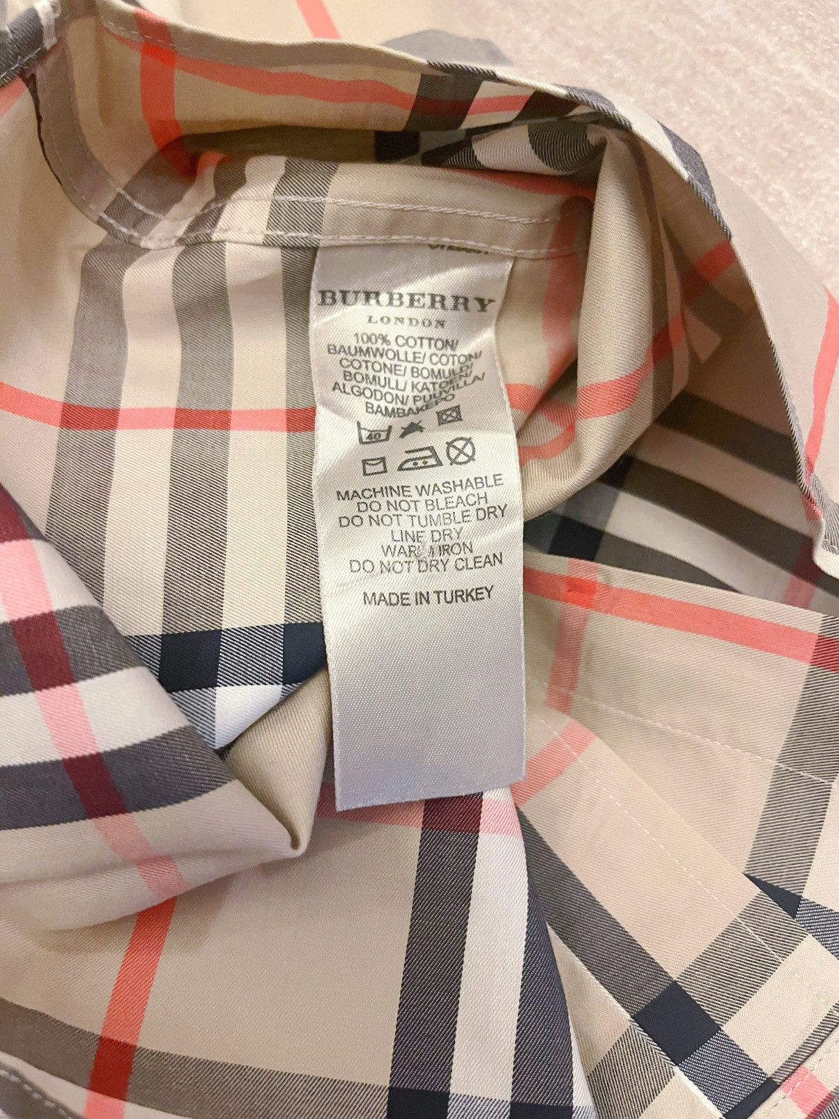 Burberry classic plaid shirt