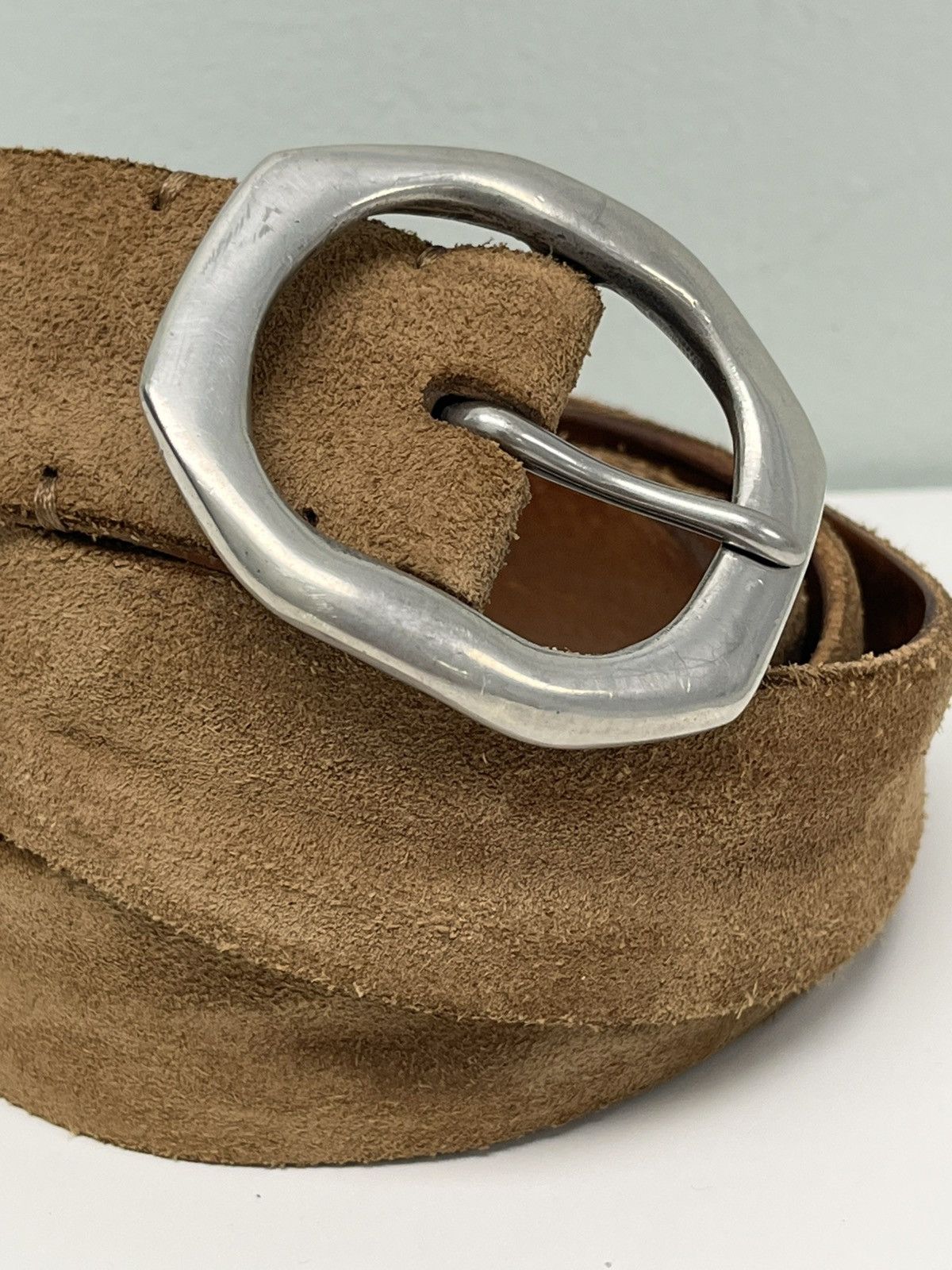 John Varvatos Nova suede belt 40 Size 40 - 4 Thumbnail