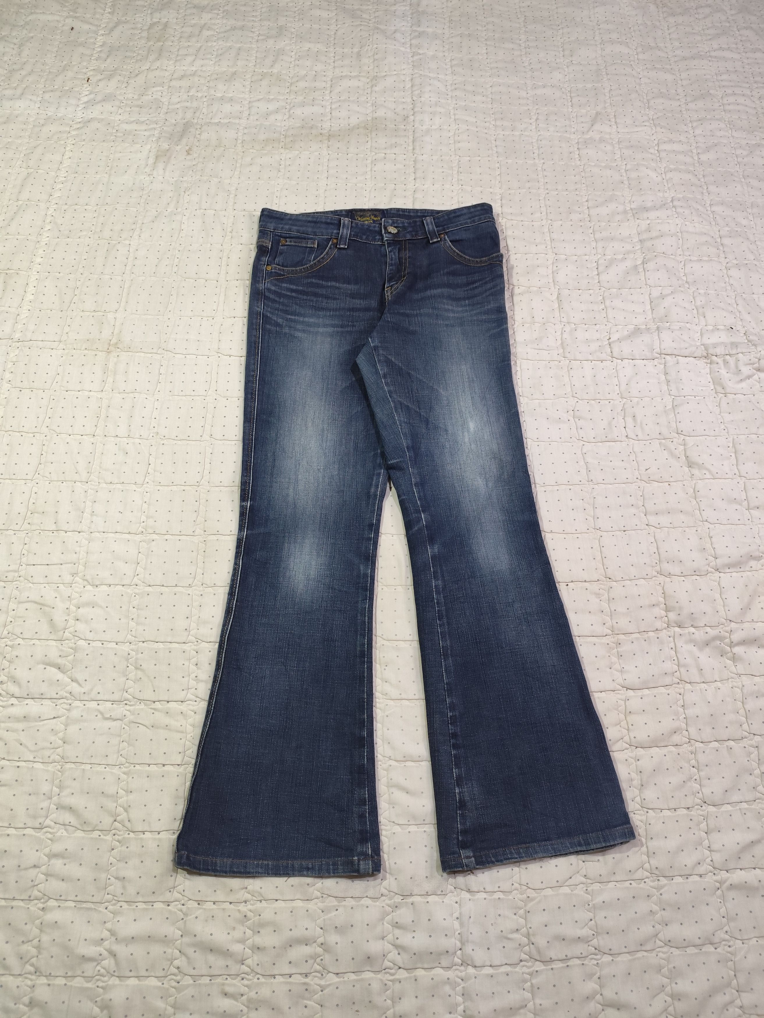 Edwin Vintage Edwin Vienus Flared Washed Denim J023 Size 30" / US 8 / IT 44 - 1 Thumbnail