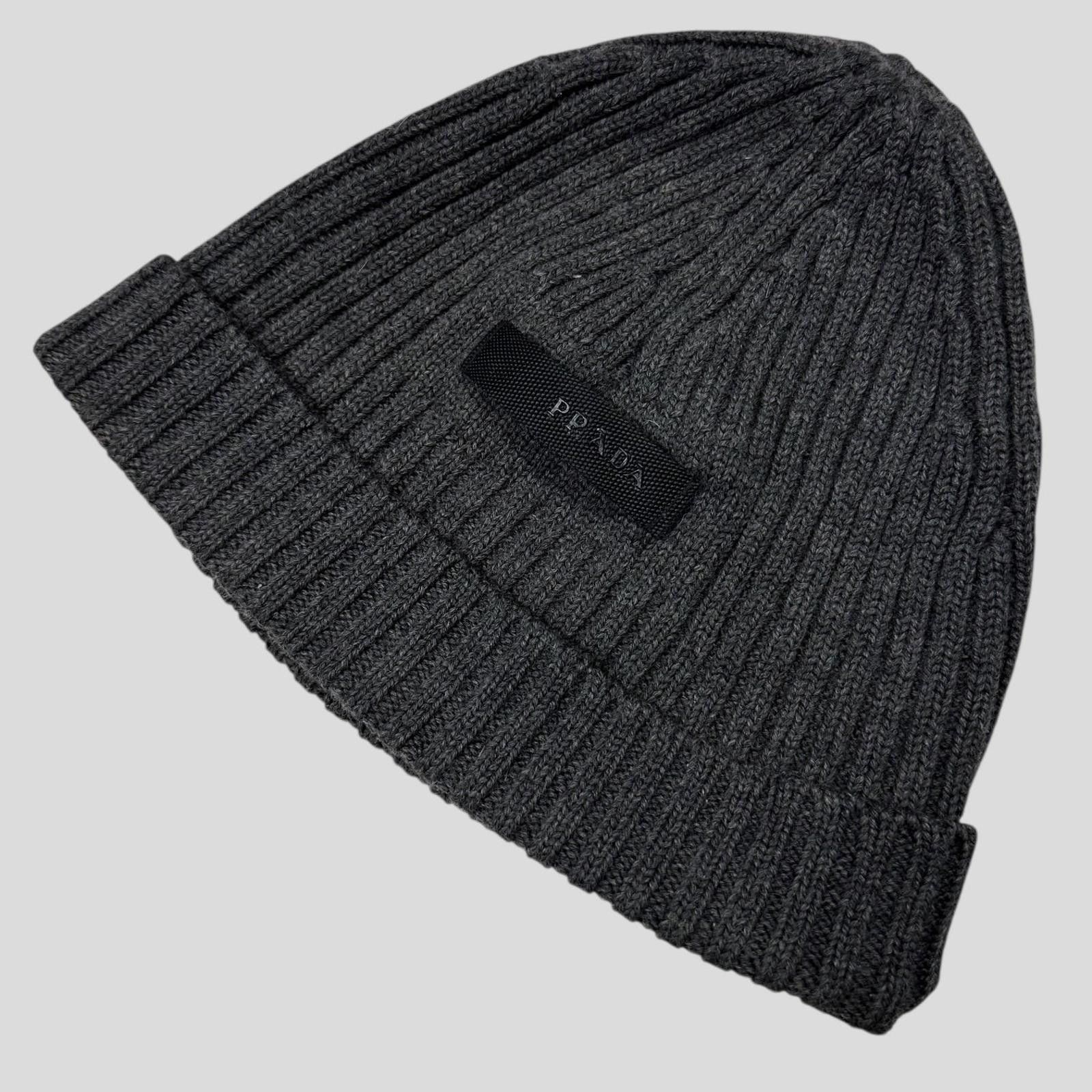 Prada Prada Sport 00s Beanie Wool Hat Red Label Logo | Grailed