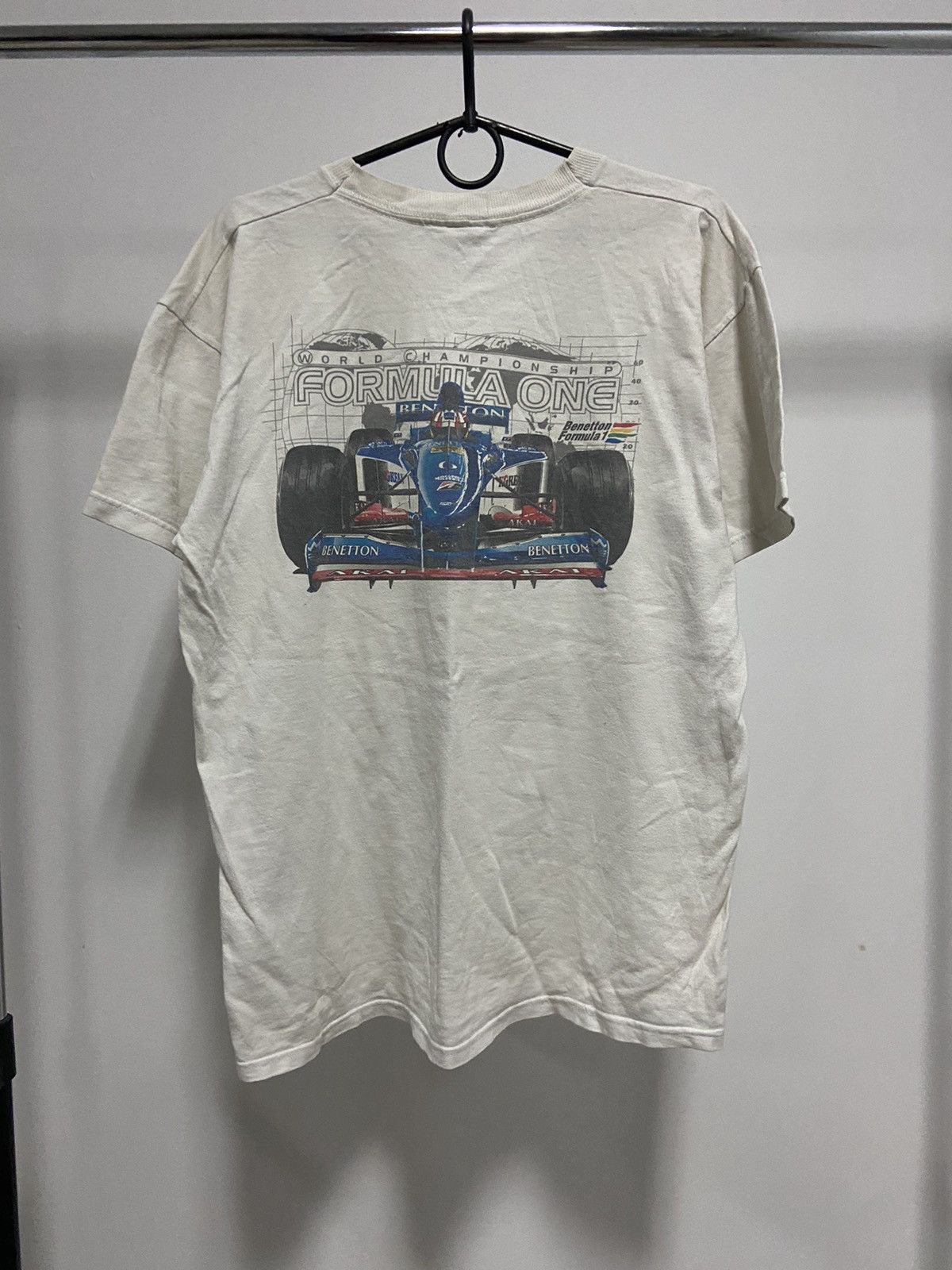 Benetton Benetton bolid formula 1 racing big logo t shirt Size US L / EU 52-54 / 3 - 1 Thumbnail