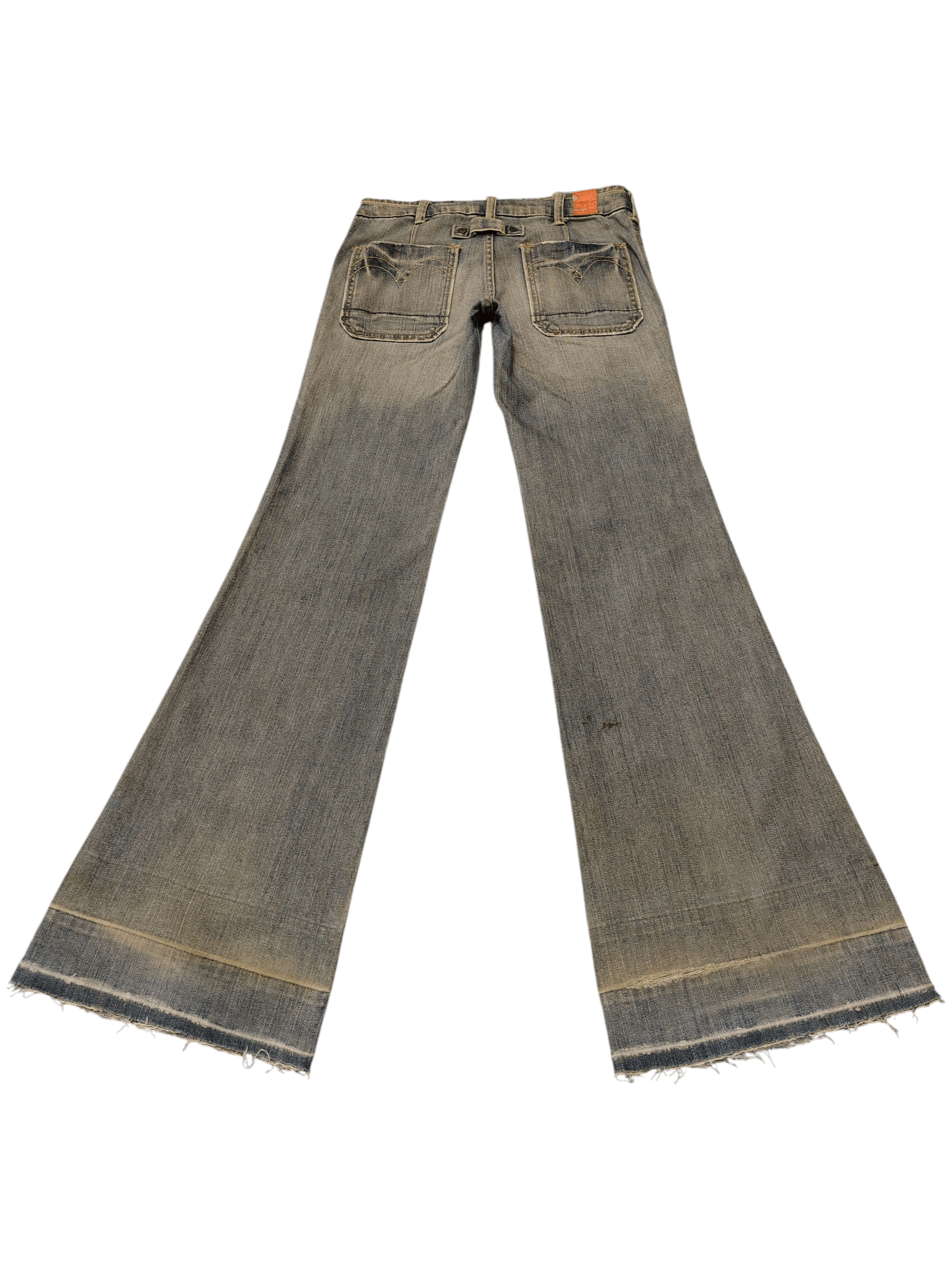 Levi's Japanese Levi's Lady Style Distressed denim Flare Jeans Size US 29 - 2 Thumbnail