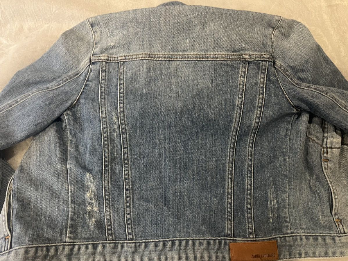 Zadig & Voltaire Zadig & Voltaire Kioky Denim Jacket XS Size XS / US 0-2 / IT 36-38 - 12 Thumbnail