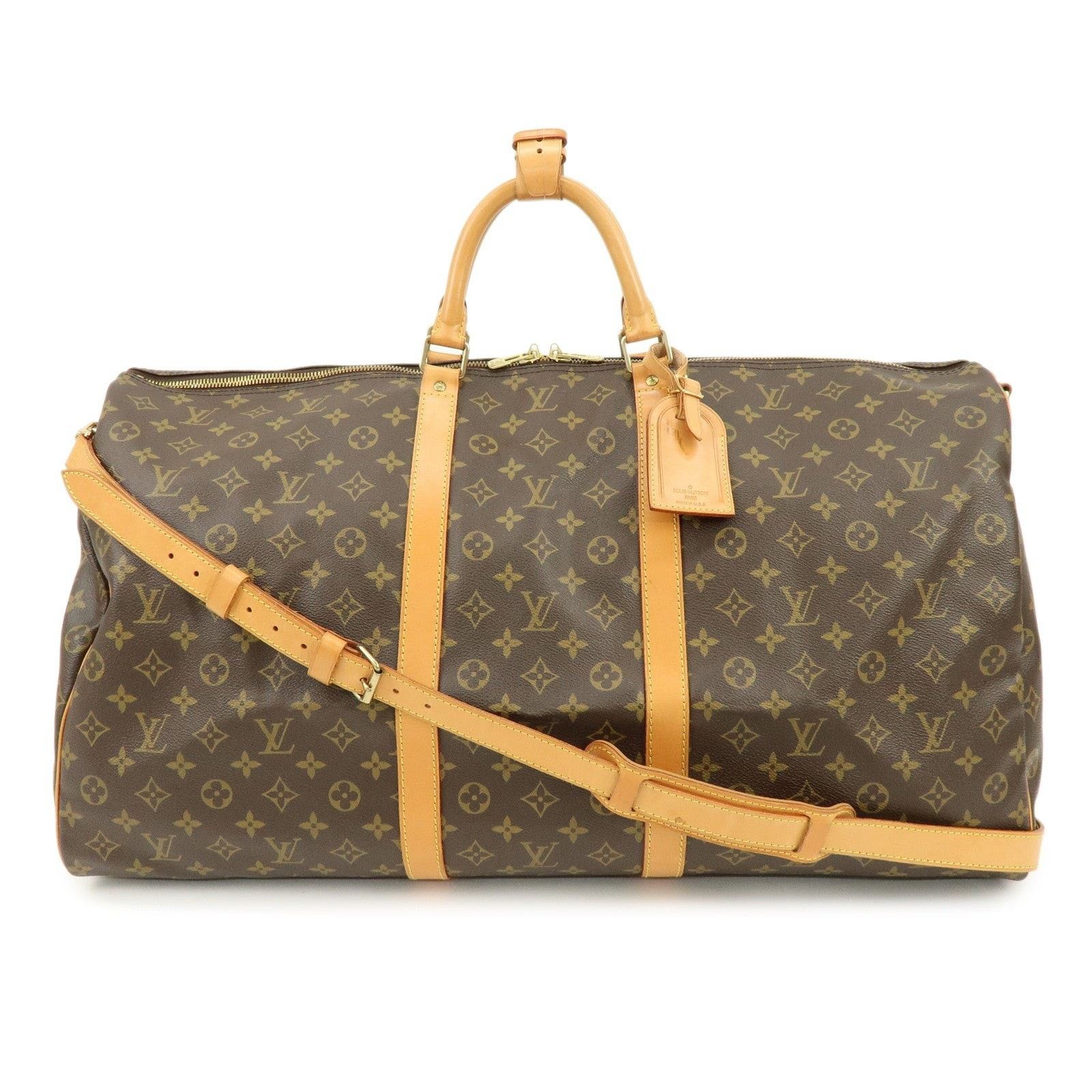 Louis Vuitton Louis Vuitton Monogram Keepall Bandouliere 60 Duffle Bag Size ONE SIZE - 1 Thumbnail
