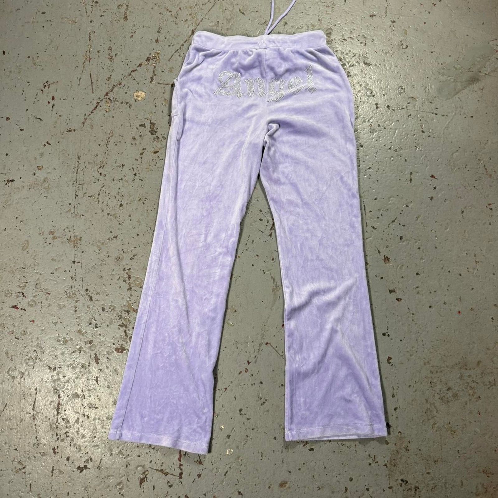 Other Lilac velvet flare pants Size 28" / US 6 / IT 42 - 1 Thumbnail