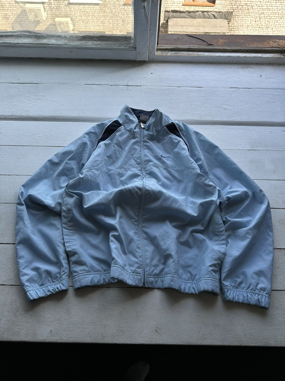 Nike × Vintage 🚨 VNTG NIKE 90s JACKET WINTBREAKER LIGHT JACKET 90s swoosh Size US M / EU 48-50 / 2 - 1 Thumbnail