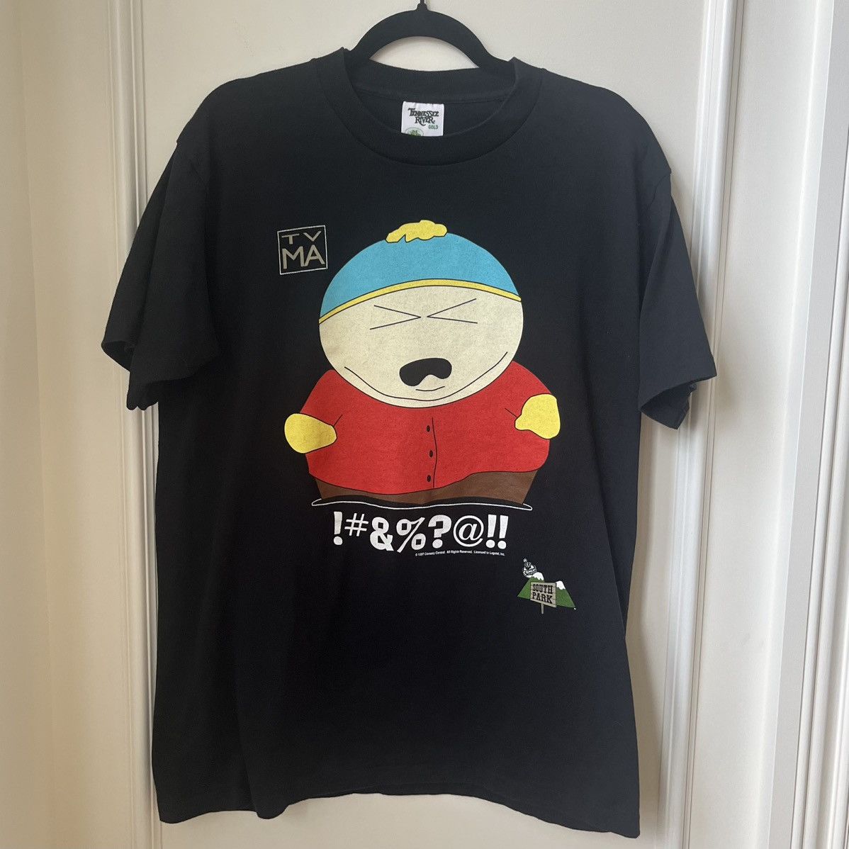 Vintage Vintage 90s South Park Cartman Comedy Central Single Stitch Size US L / EU 52-54 / 3 - 1 Thumbnail