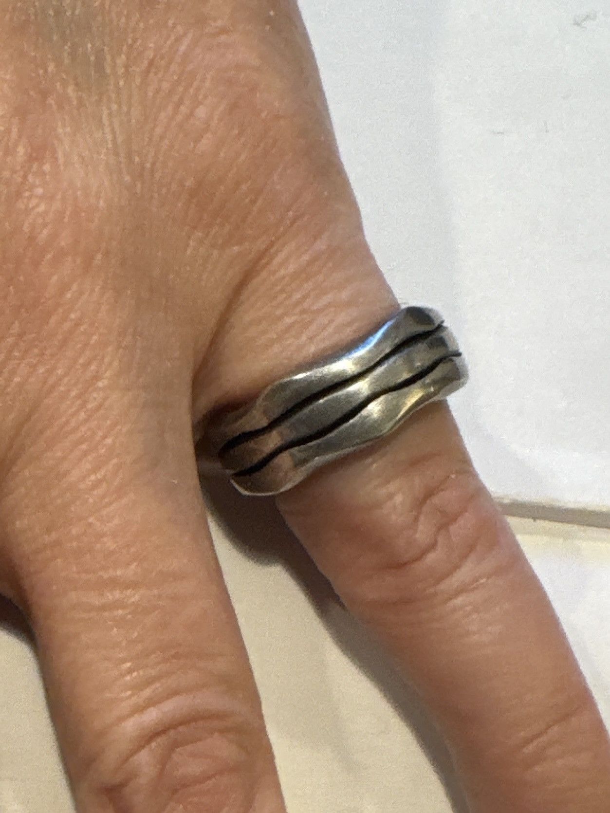 Ann Demeulemeester Silver Suzette Bolt Ring