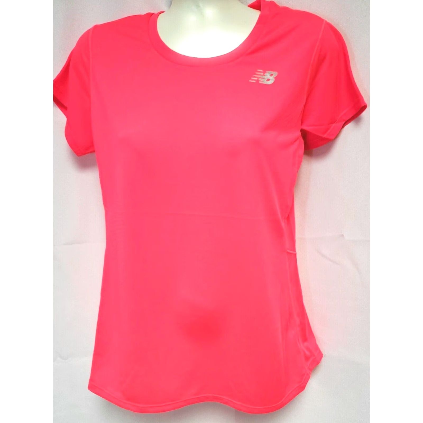 New Balance Womens New Balance Accelerate Shirt WT73128 PKZ Pink Short Sleeve NB DRY Athletic Shirt Women’s S Size S / US 4 / IT 40 - 2 Thumbnail