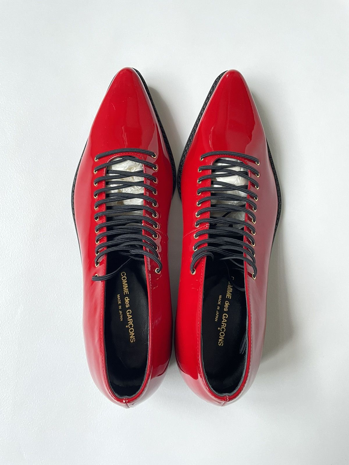 Comme des Garcons ‘Corset Lace’ Pointed Flat Shoes Size US 10 / IT 40 - 9 Thumbnail