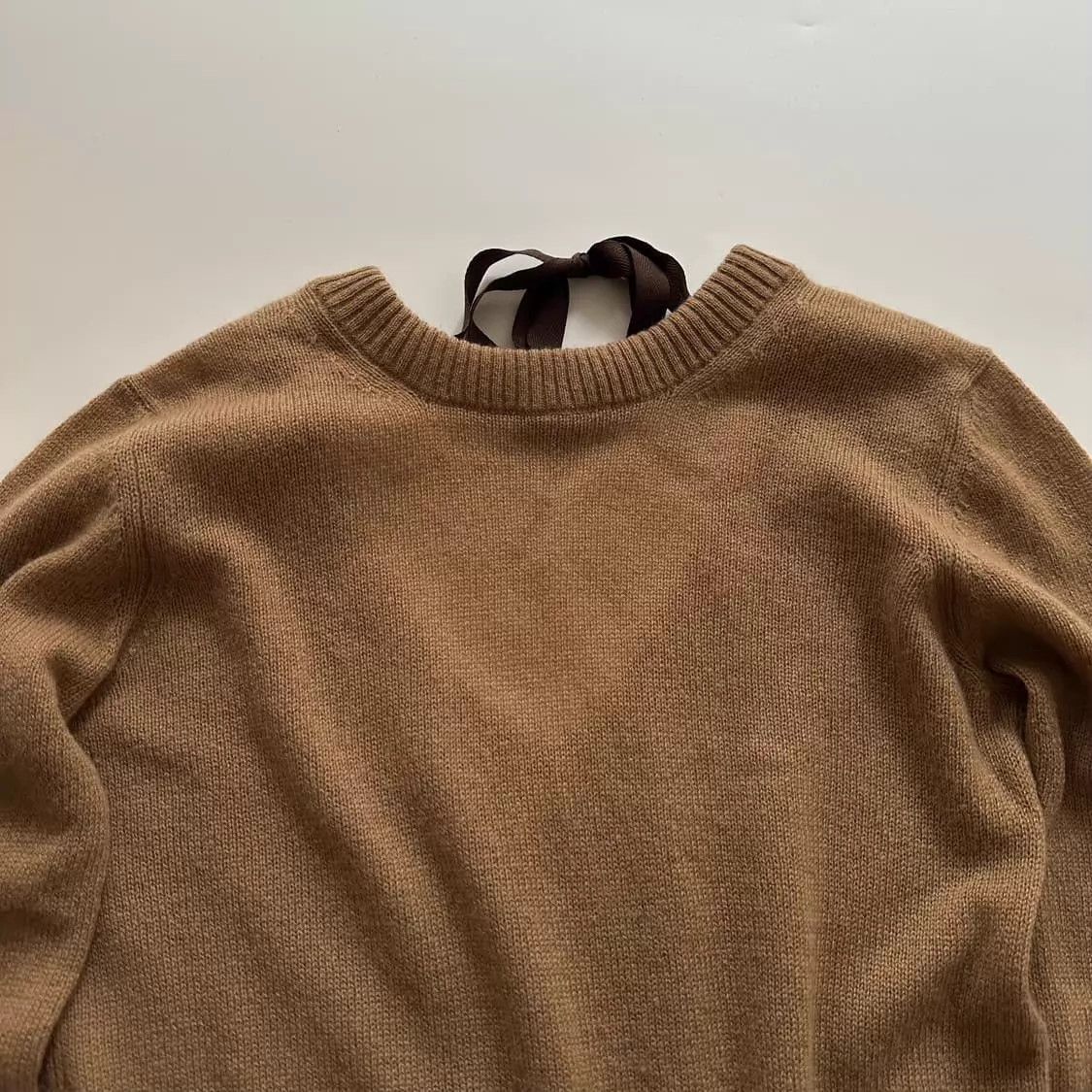 Prada Prada Vintage Cashmere Knit Sweater Back Tie Clean Size XS / US 0-2 / IT 36-38 - 7 Thumbnail