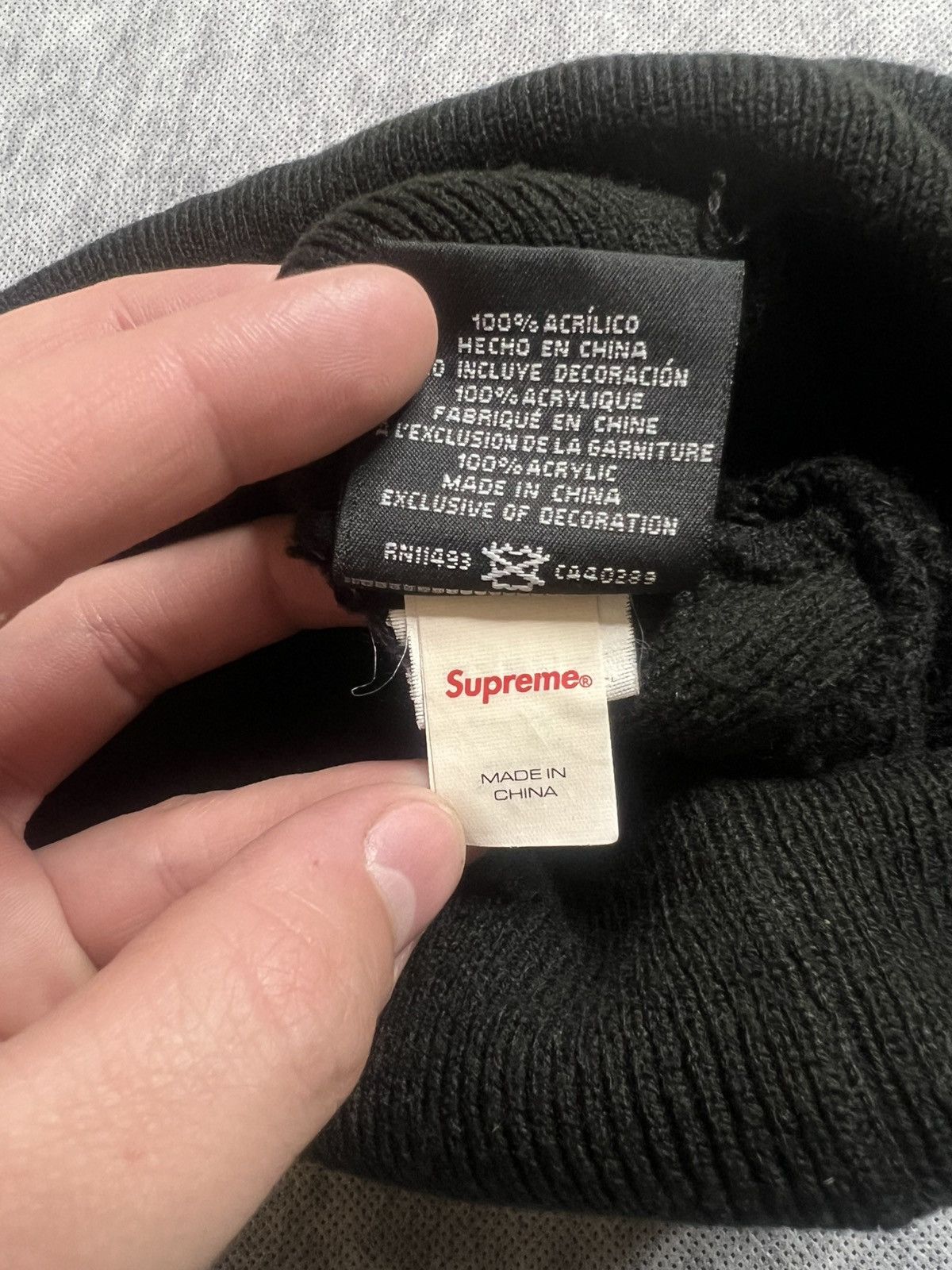 New Era × Supreme Supreme x New Era Multi Arc Beanie Hat Black Size ONE SIZE - 10 Thumbnail